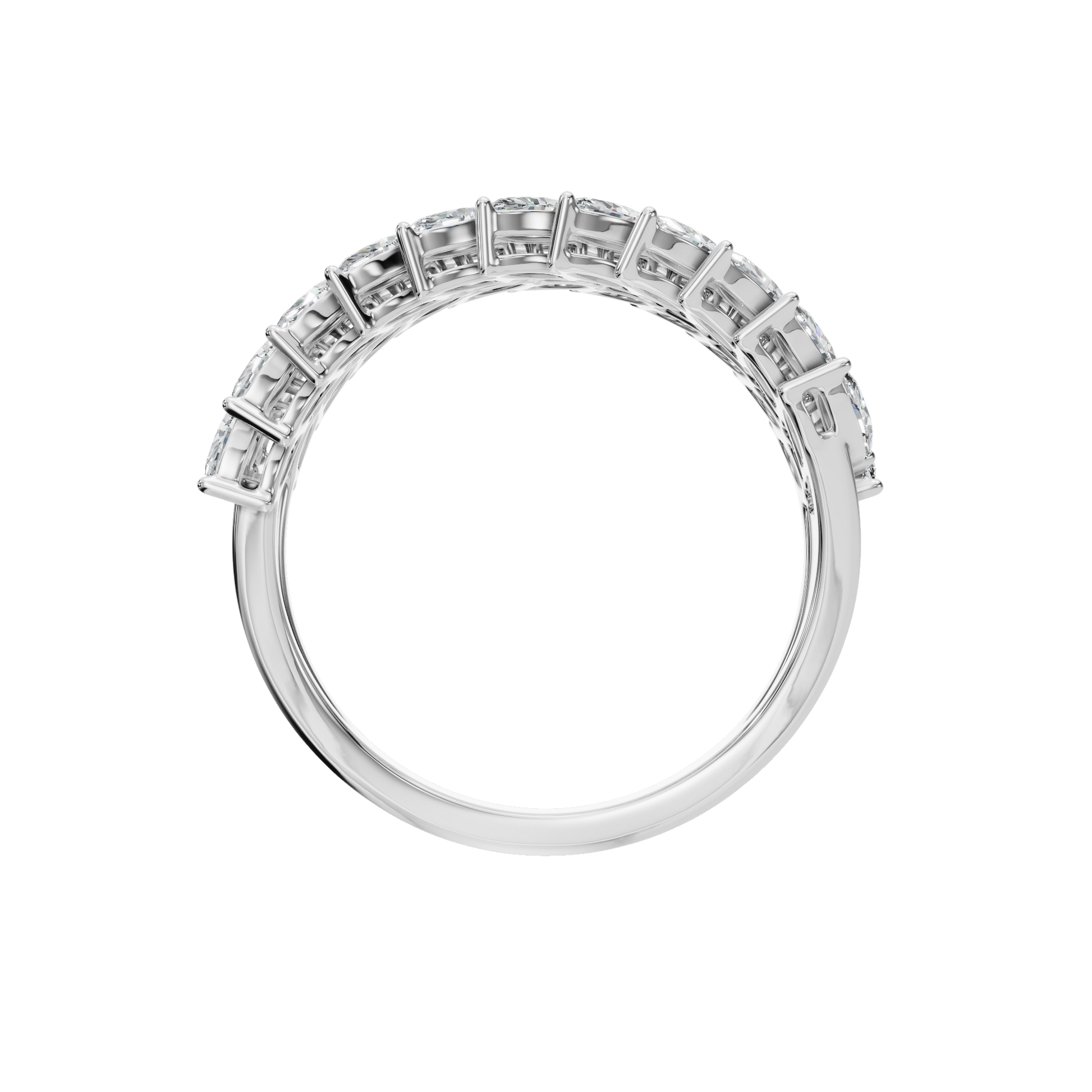 1.32 CTW Marquise Cut Diamond Ring – Luxury Stacking Eternity Band