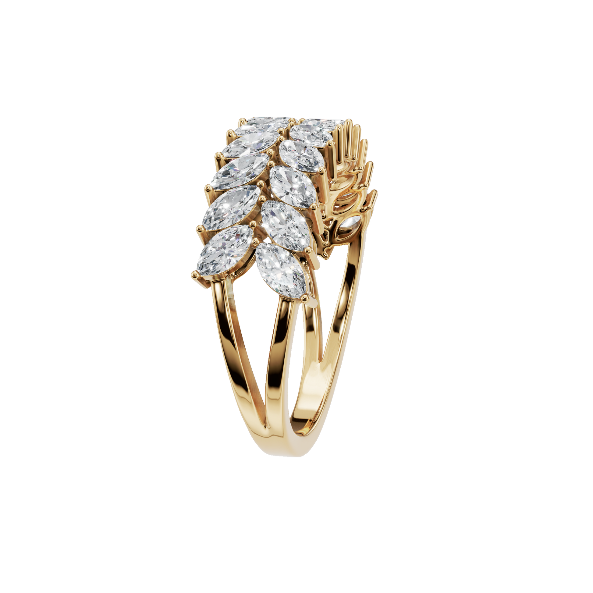 1.32 CTW Marquise Cut Diamond Ring – Luxury Stacking Eternity Band