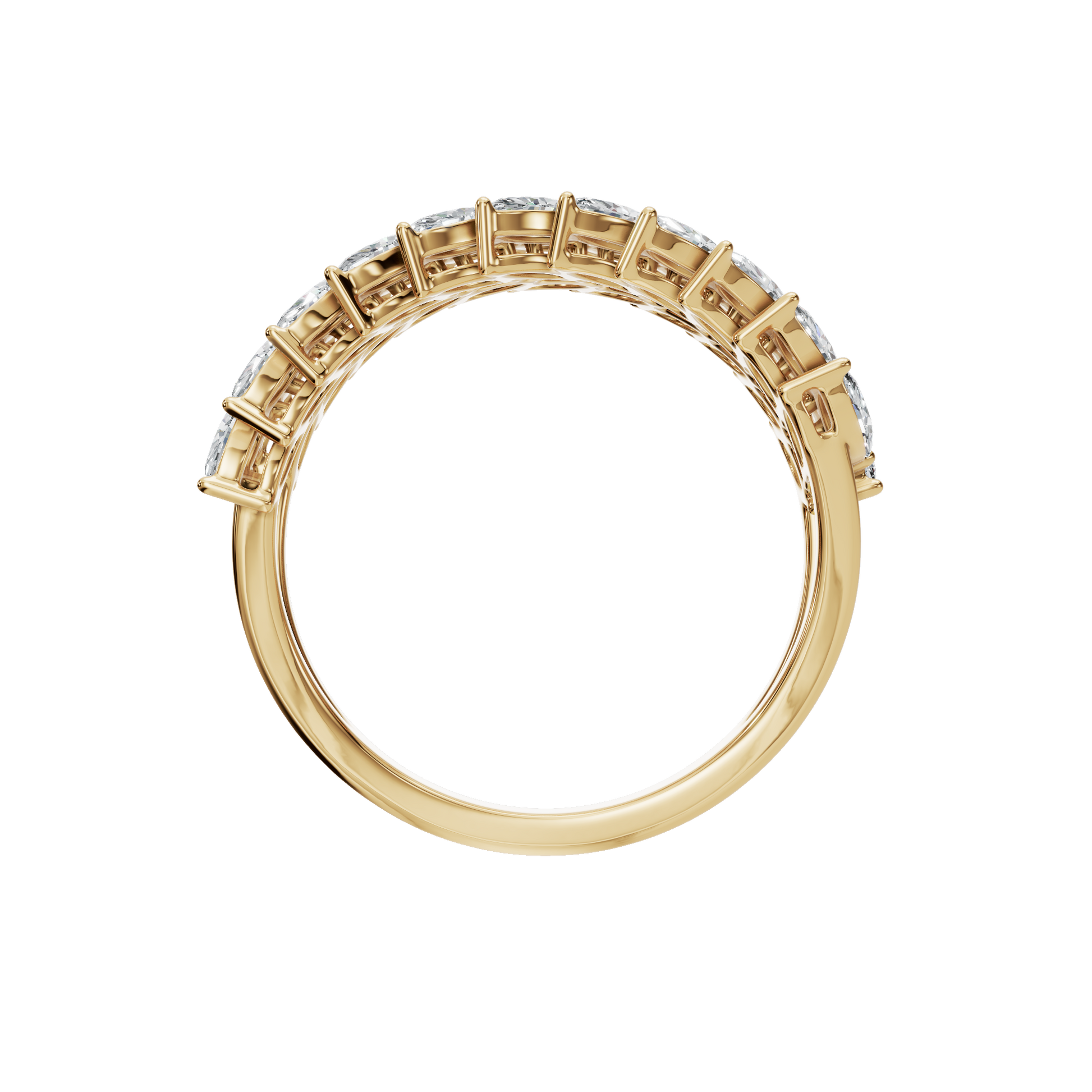 1.32 CTW Marquise Cut Diamond Ring – Luxury Stacking Eternity Band
