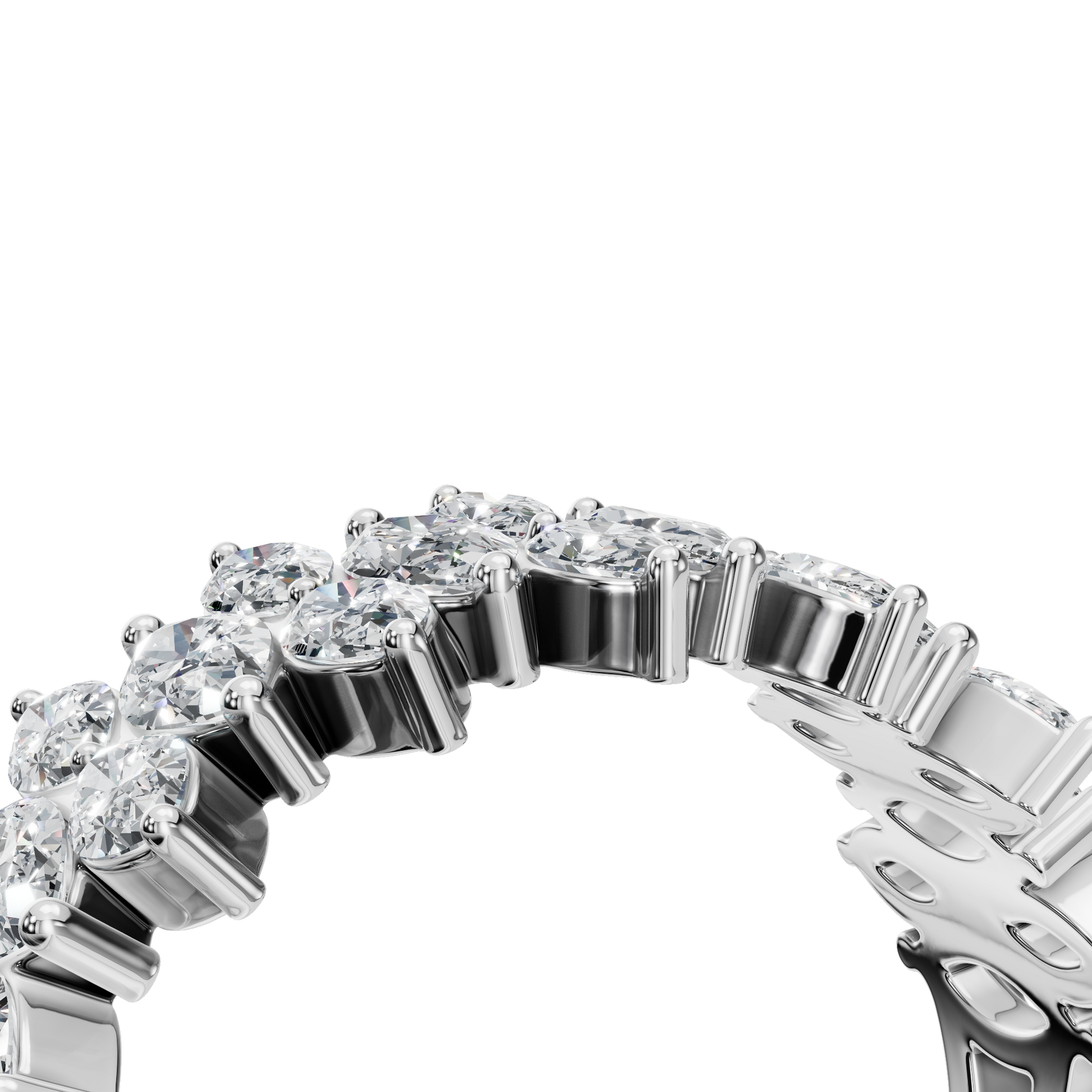 1.75Ct Marquise Diamond Statement Ring in Gold | Luxury Multi Stone Fine Jewelry Ring