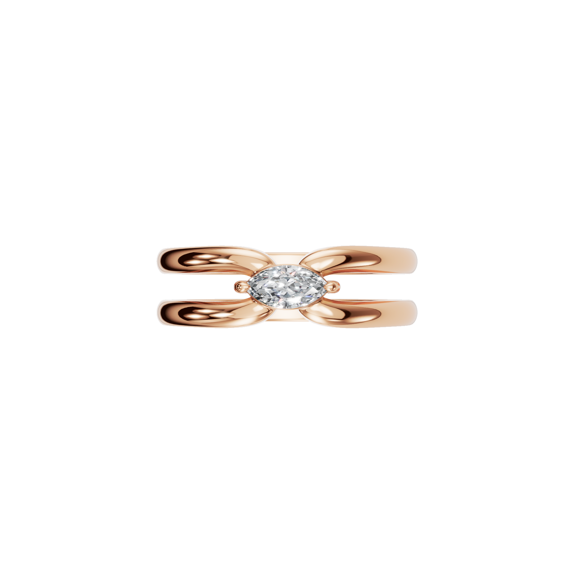 Couture Marquise Diamond Open Ring