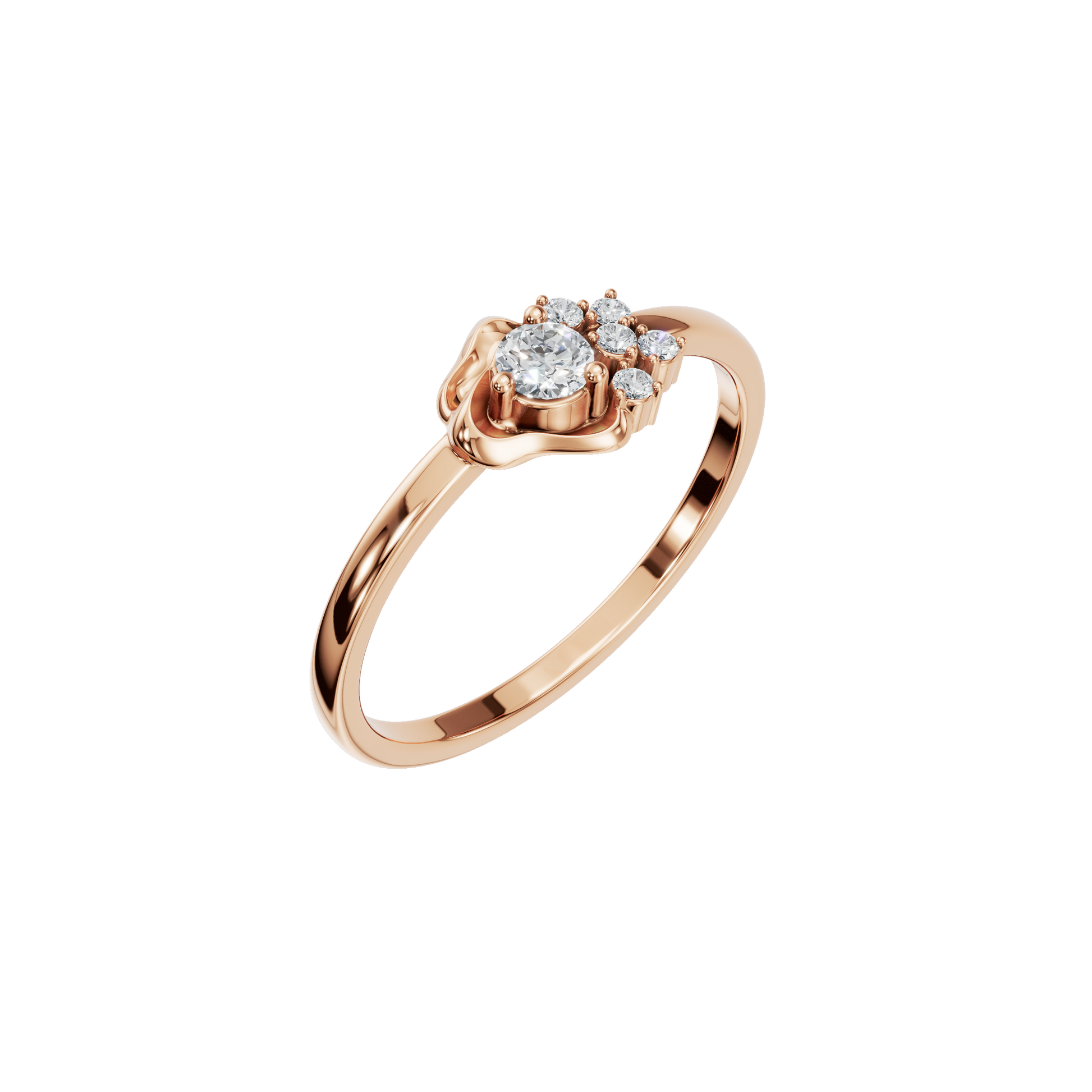 Mother’s Day Heritage Floral Lab Grown Diamond Ring