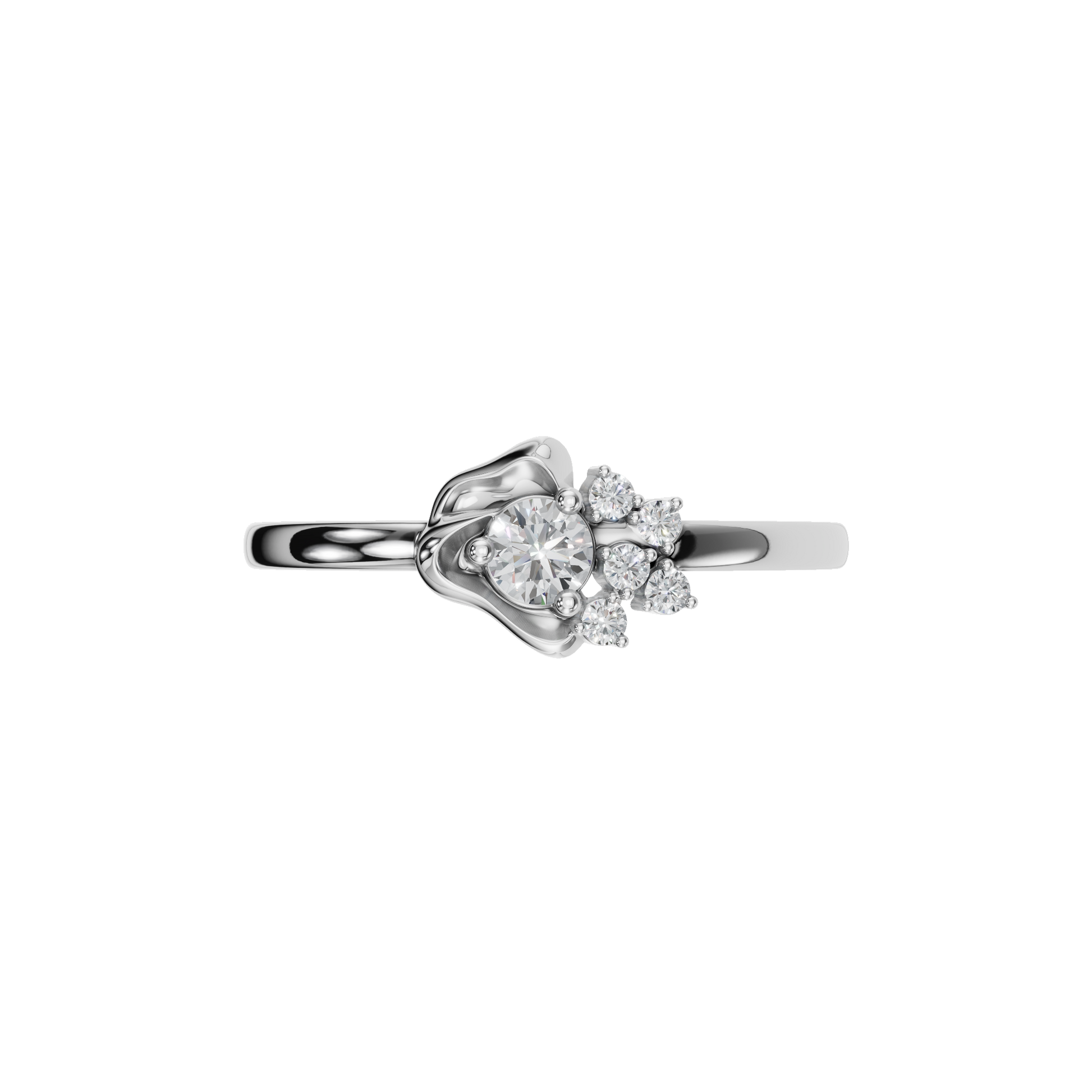 Mother’s Day Heritage Floral Lab Grown Diamond Ring