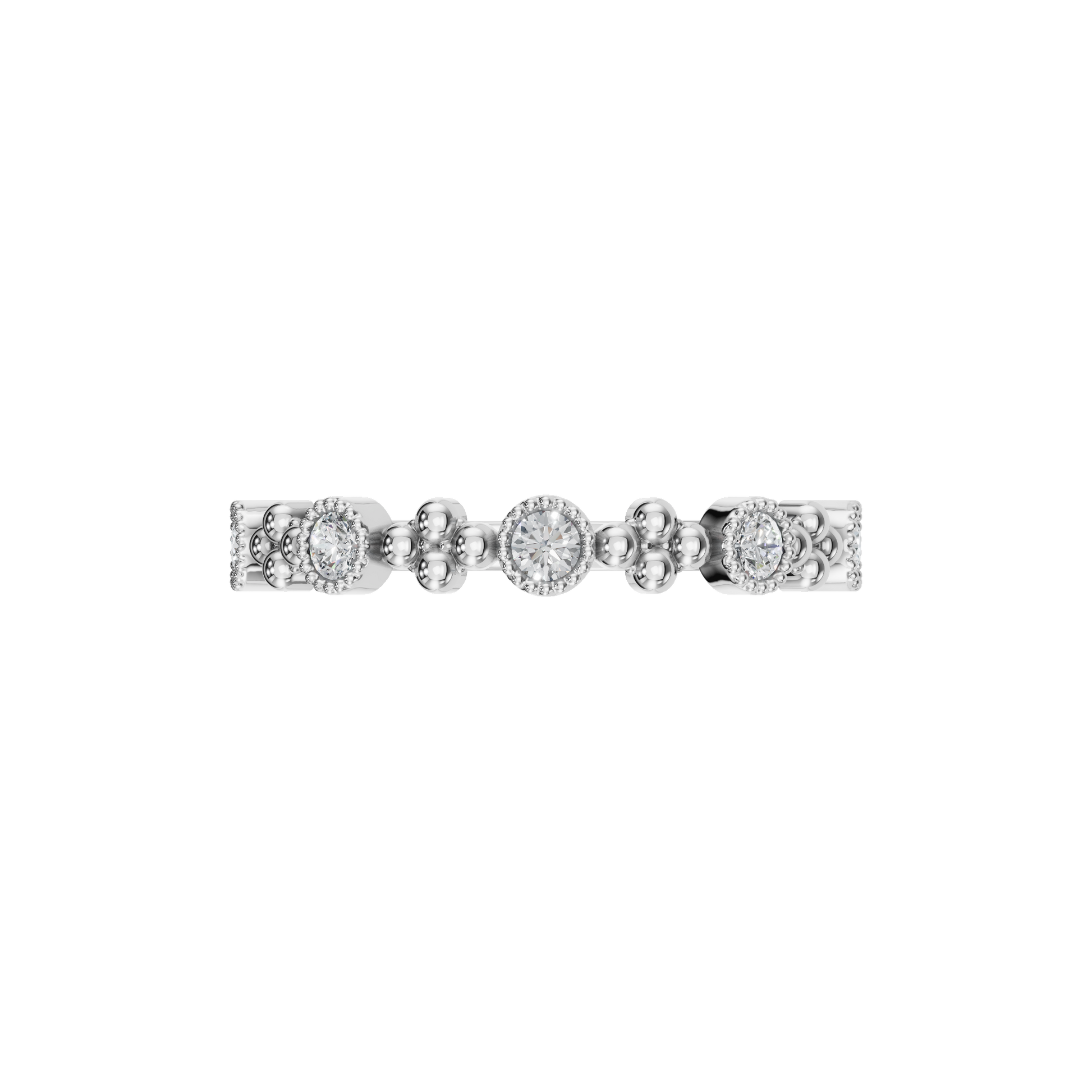 Classic Milgrain Lab Grown Diamond Ring