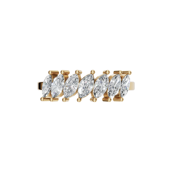 Marquise Lab Diamond Ring For Anniversary Gift