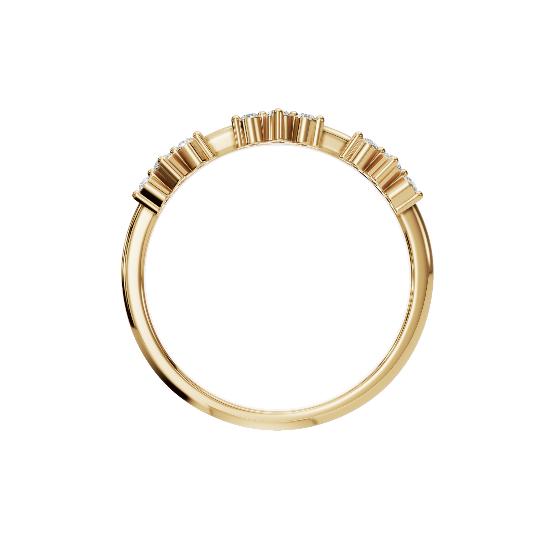 Lab Grown Diamond Cluster Band