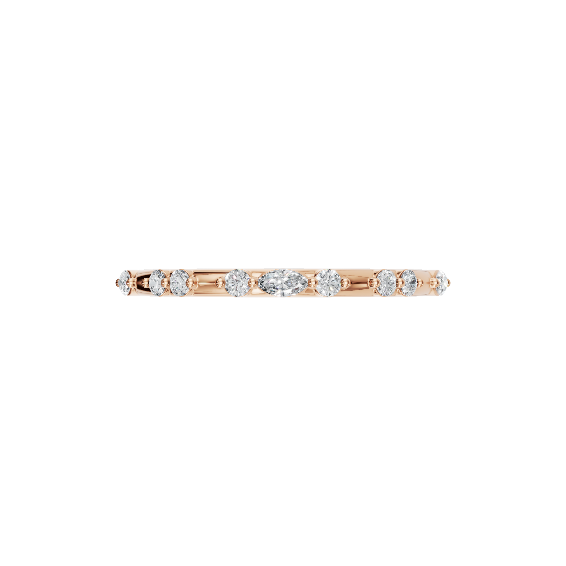 Lab Grown Diamond Eternity Style Delicate Prong Set Band