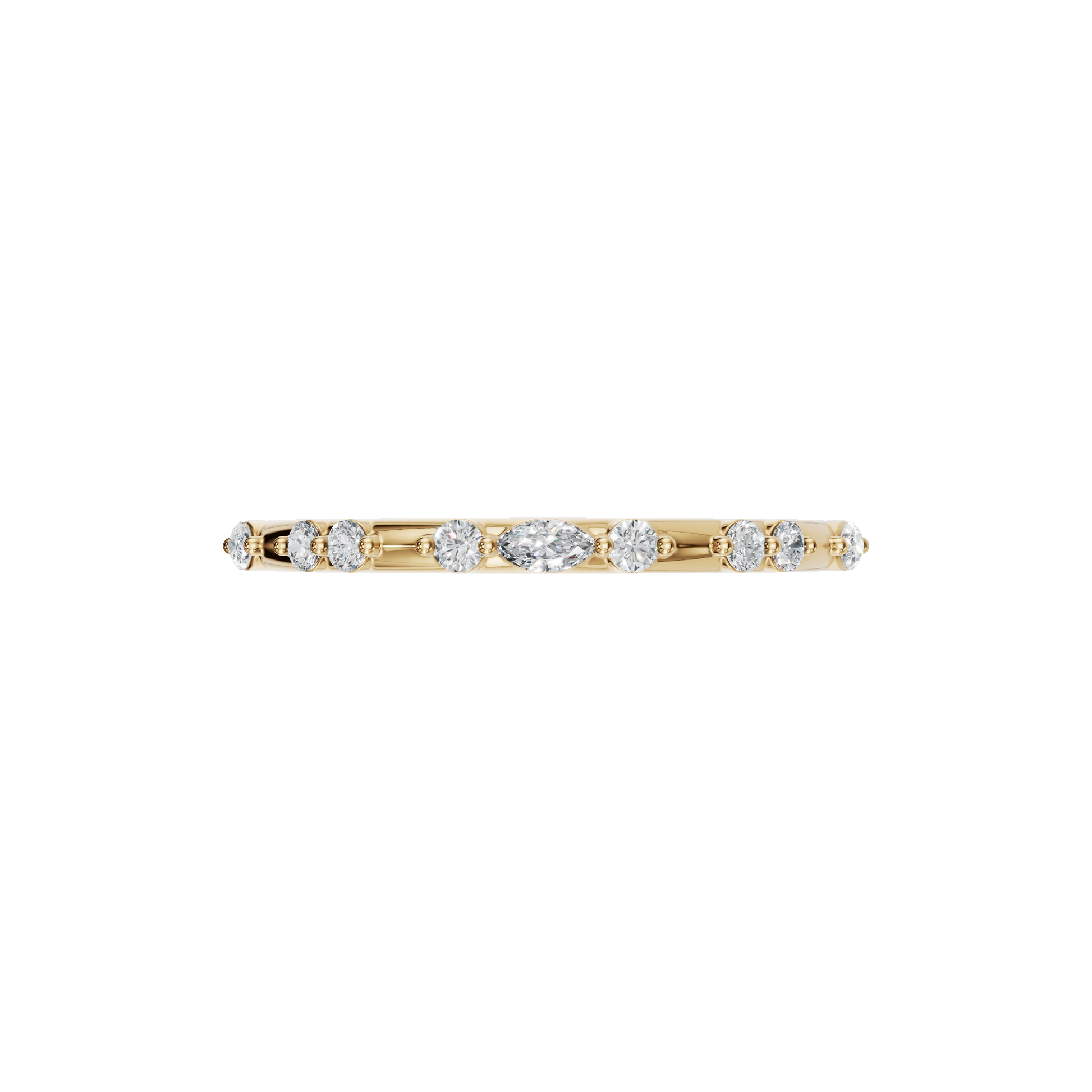 Lab Grown Diamond Eternity Style Delicate Prong Set Band