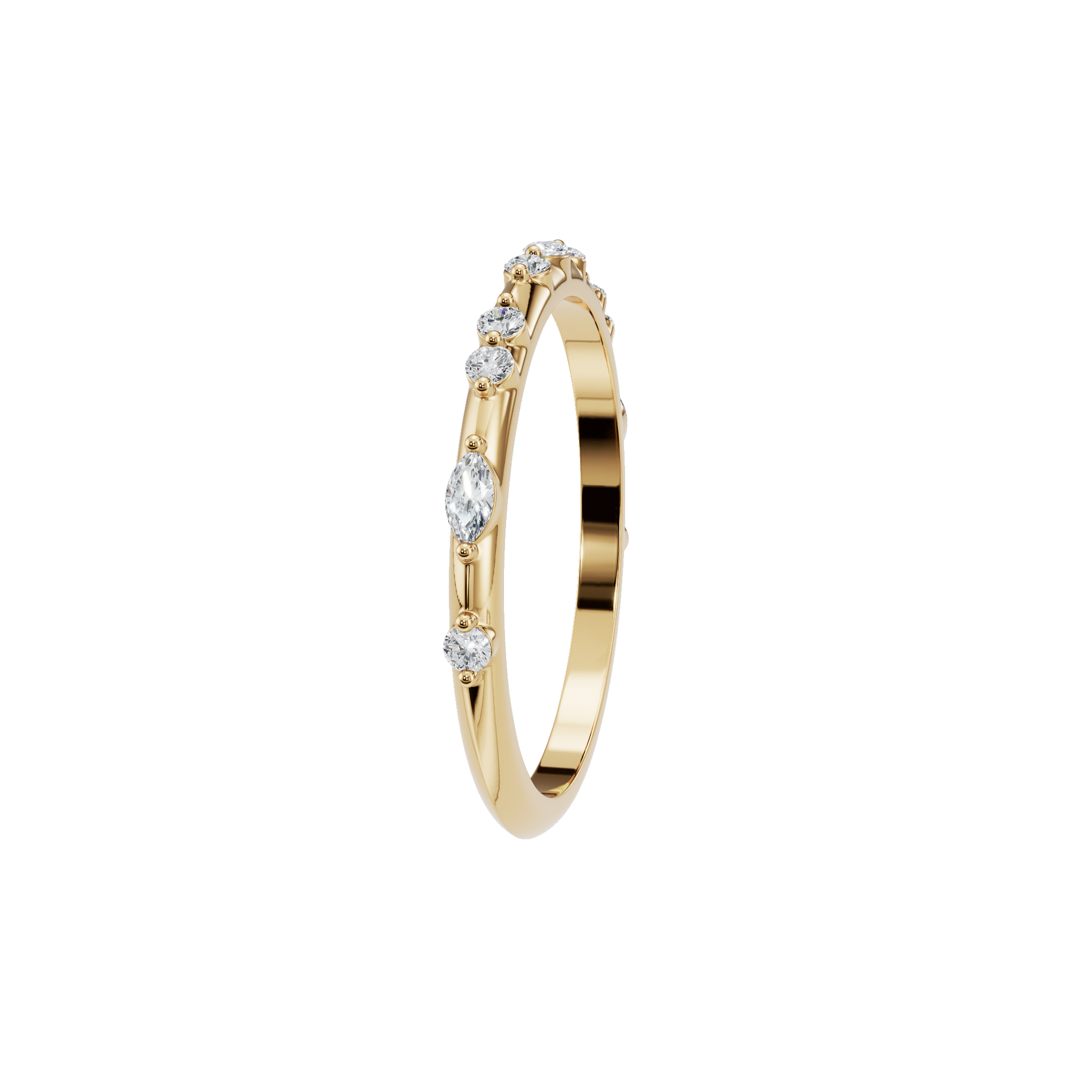 Lab Grown Diamond Eternity Style Delicate Prong Set Band