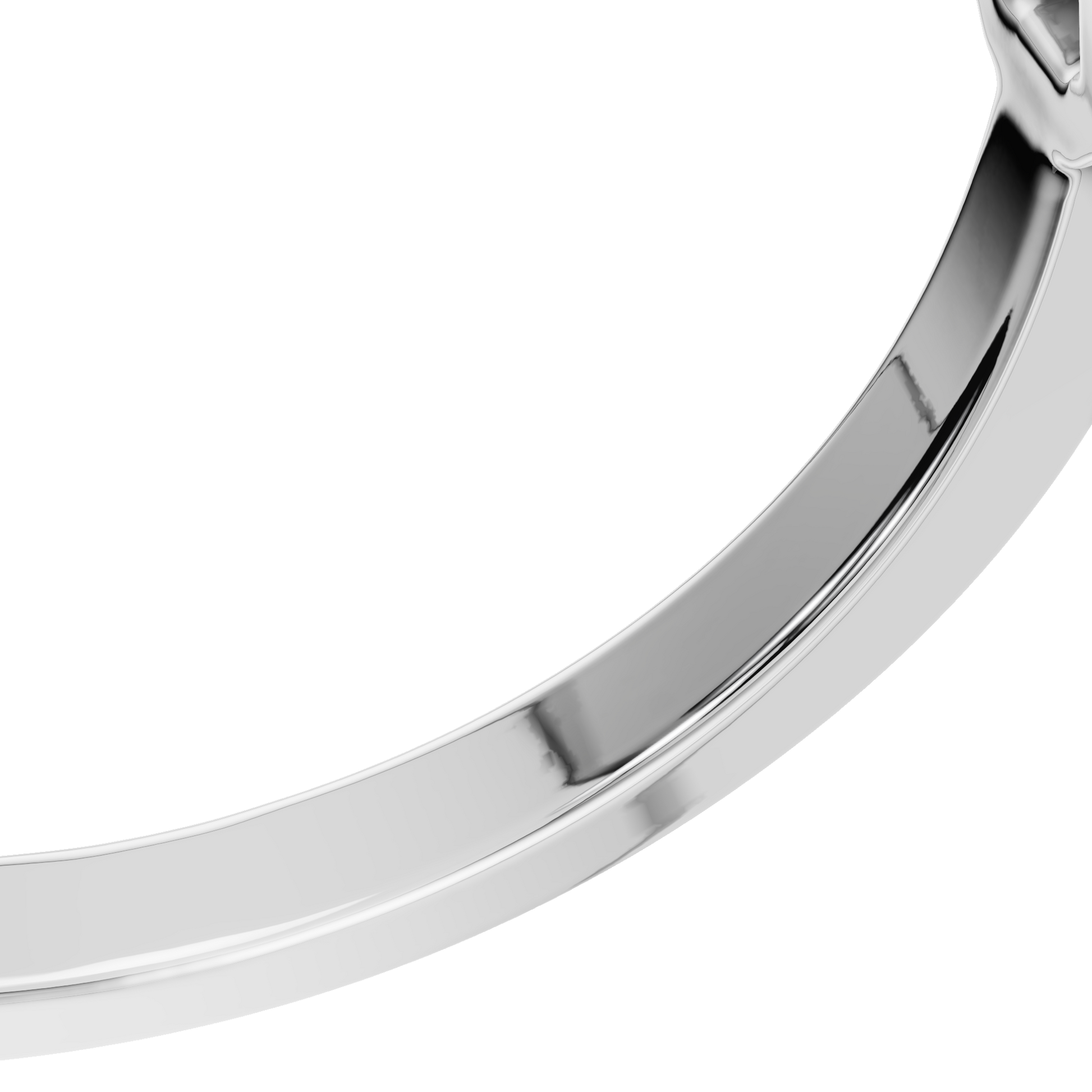 Diamond Ring with Alternating Emerald & Square Diamonds