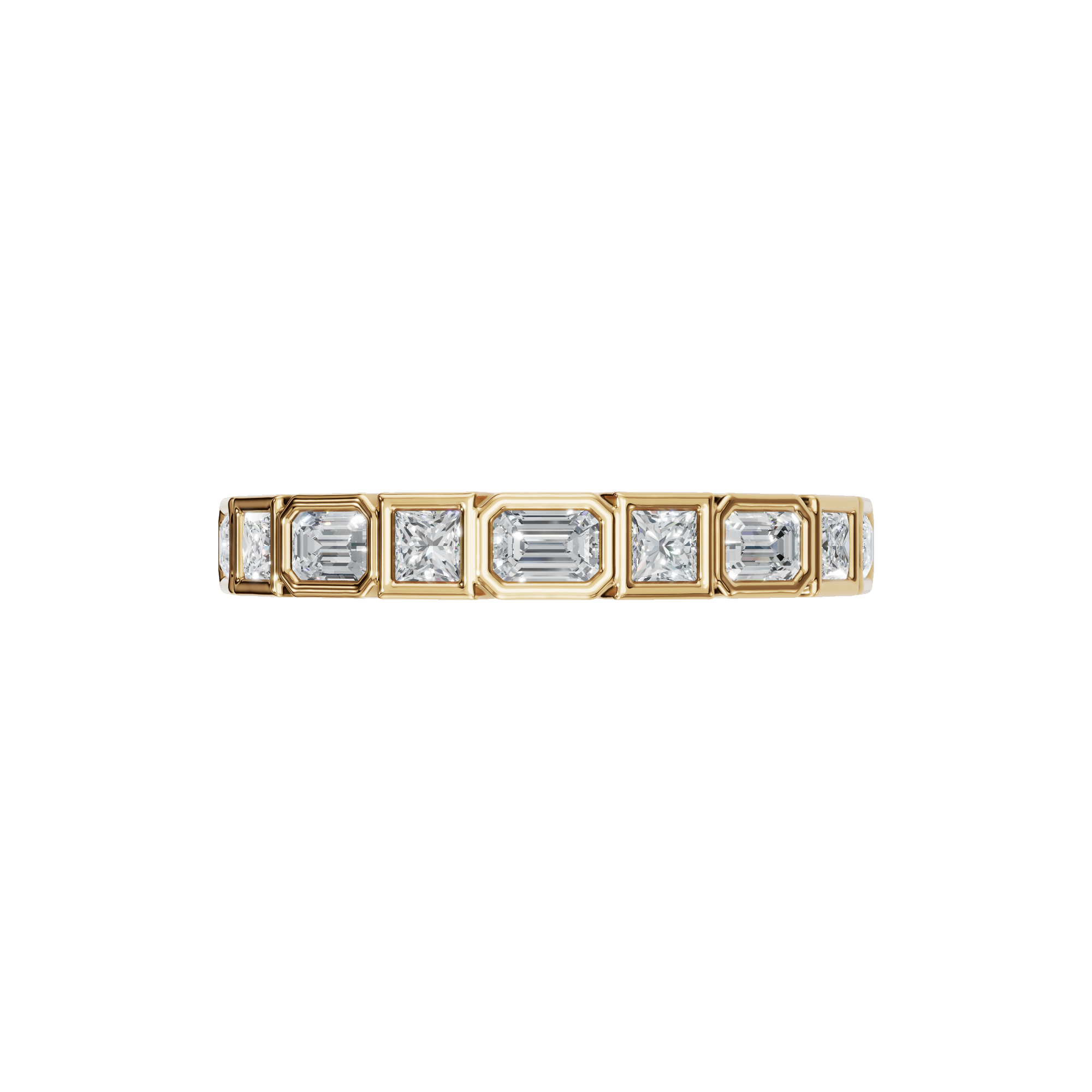 0.60 CTW Diamond Ring – Modern Luxe Gold Stackable Band