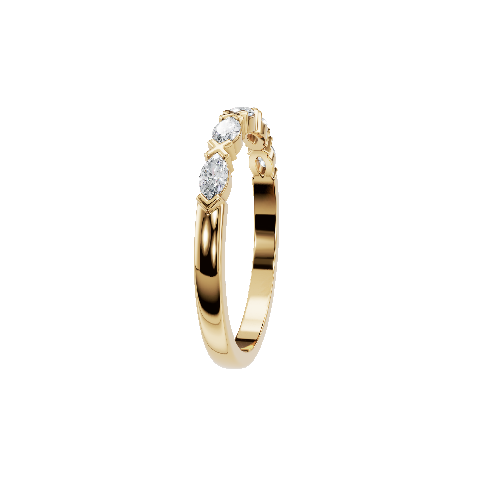 0.26Ct Diamond Ring | Delicate Marquise Sparkle with Timeless Elegance