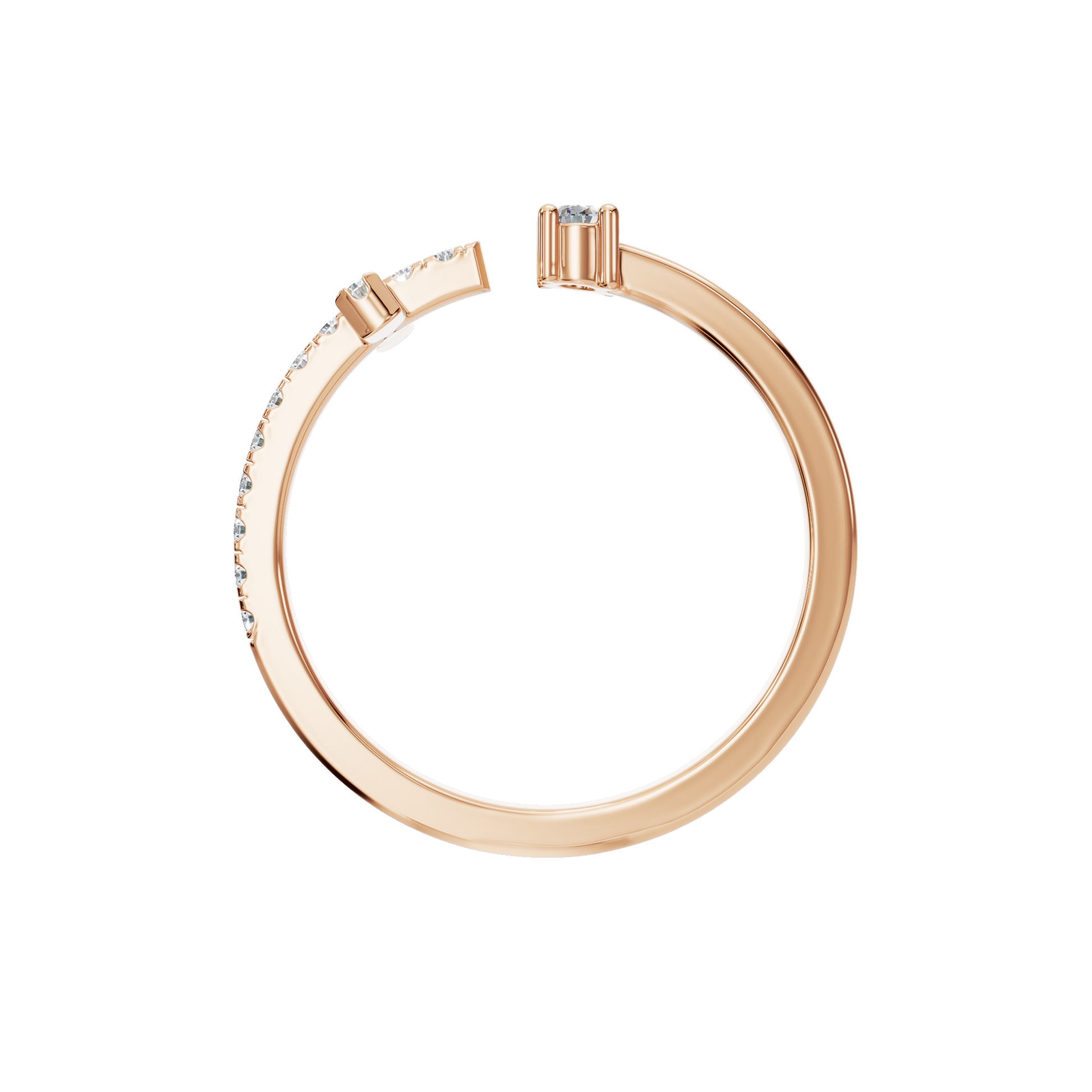 Lab Grown Diamond Cross Ring - Gift for Christmas