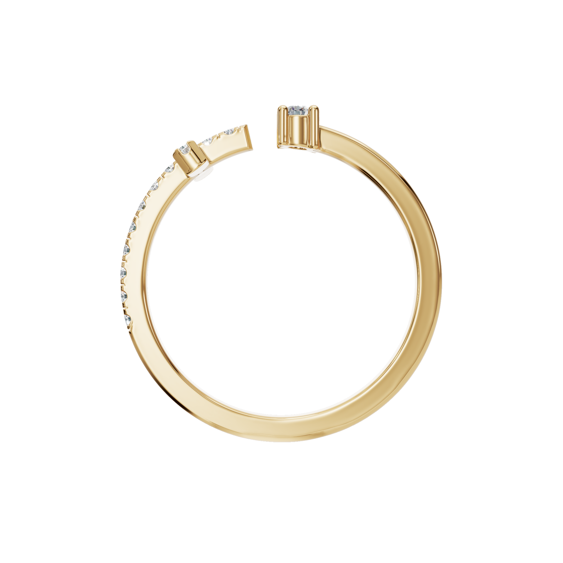 Lab Grown Diamond Cross Ring - Gift for Christmas