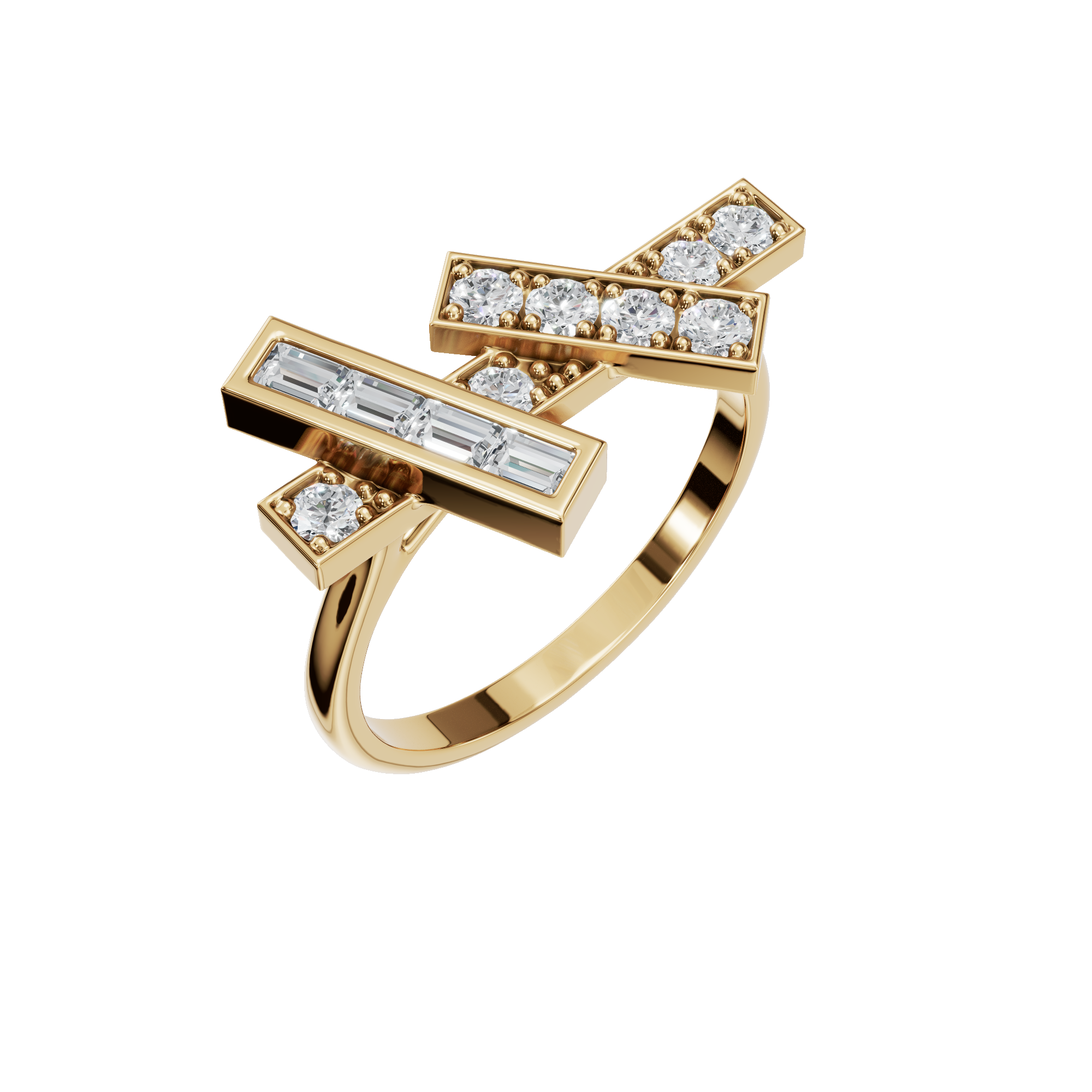 Designer Diamond Statement Ring - Holiday Gift for Her