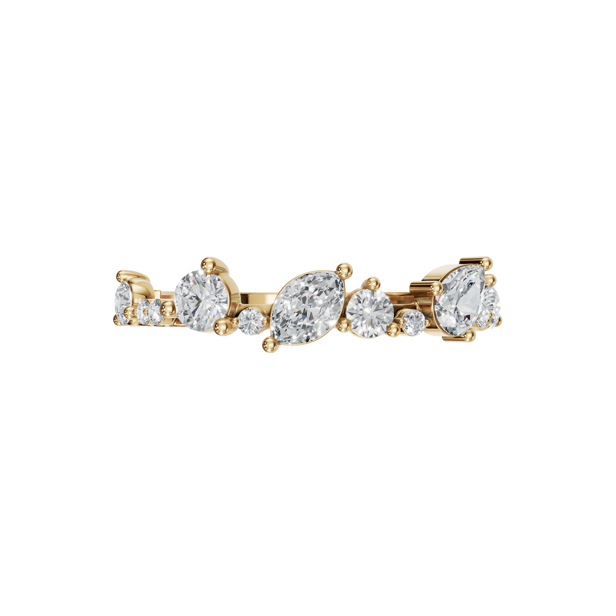 Statement Pear Cut Lab Grown Diamond Ring