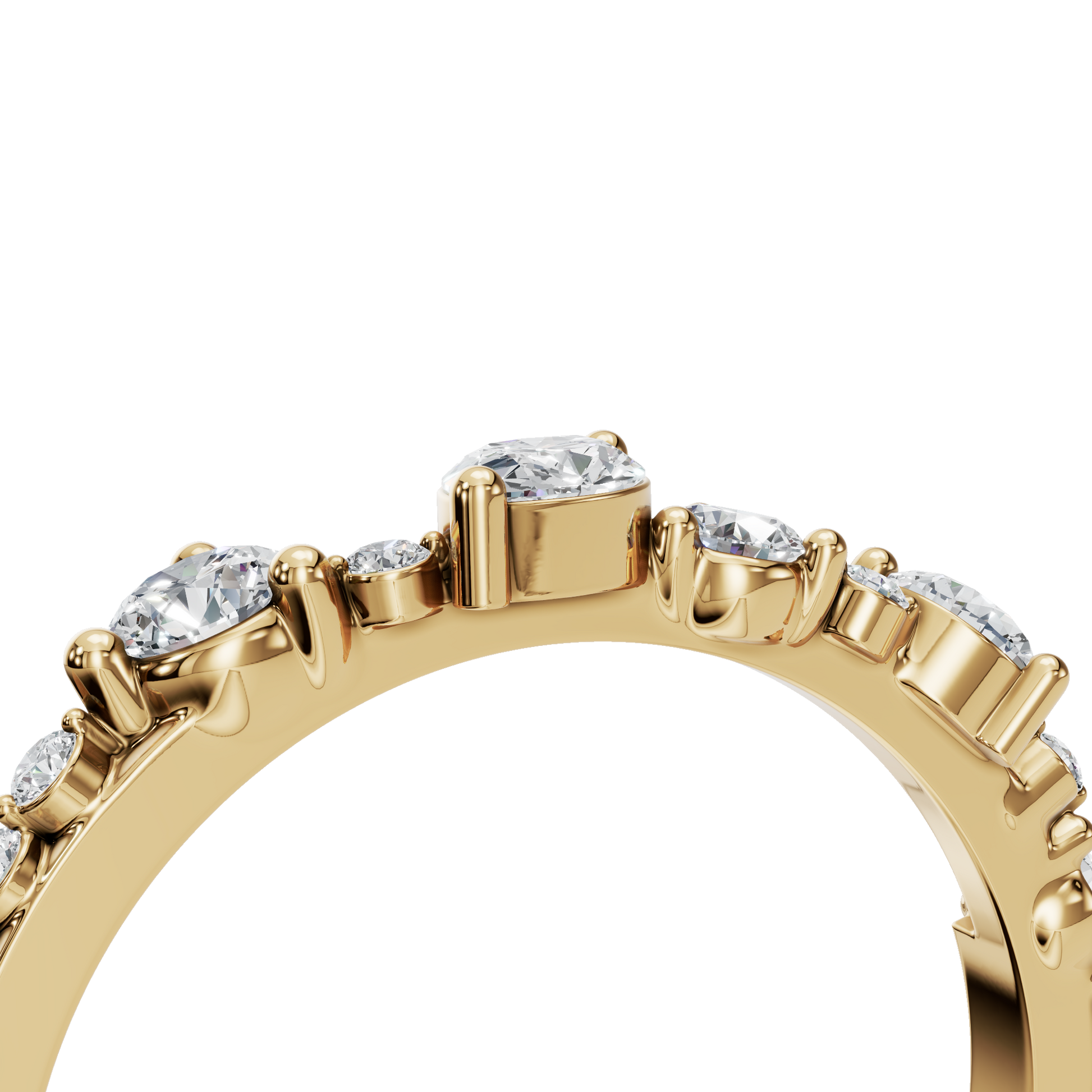 Statement Pear Cut Lab Grown Diamond Ring