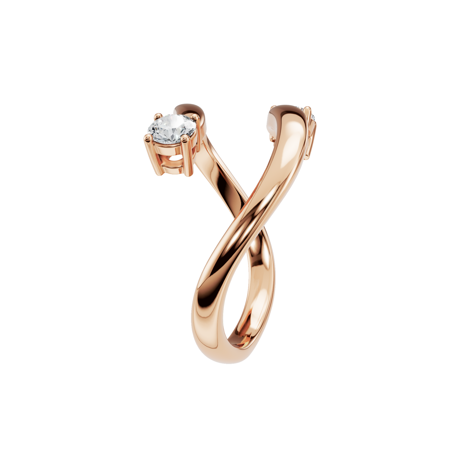 Timeless Curve Lab Grown Diamond Ring
