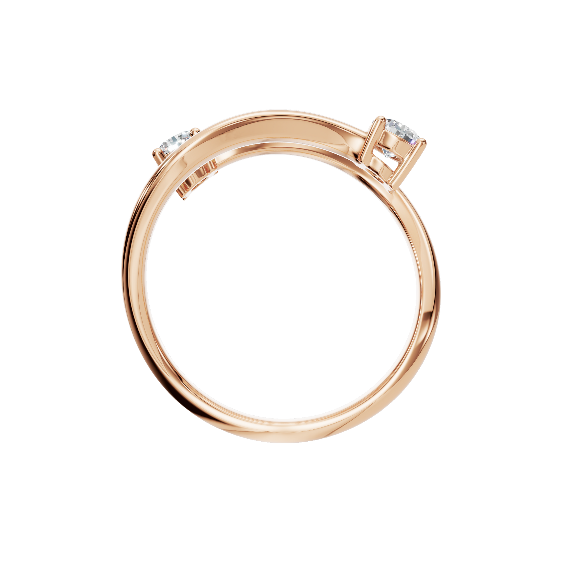 Timeless Curve Lab Grown Diamond Ring