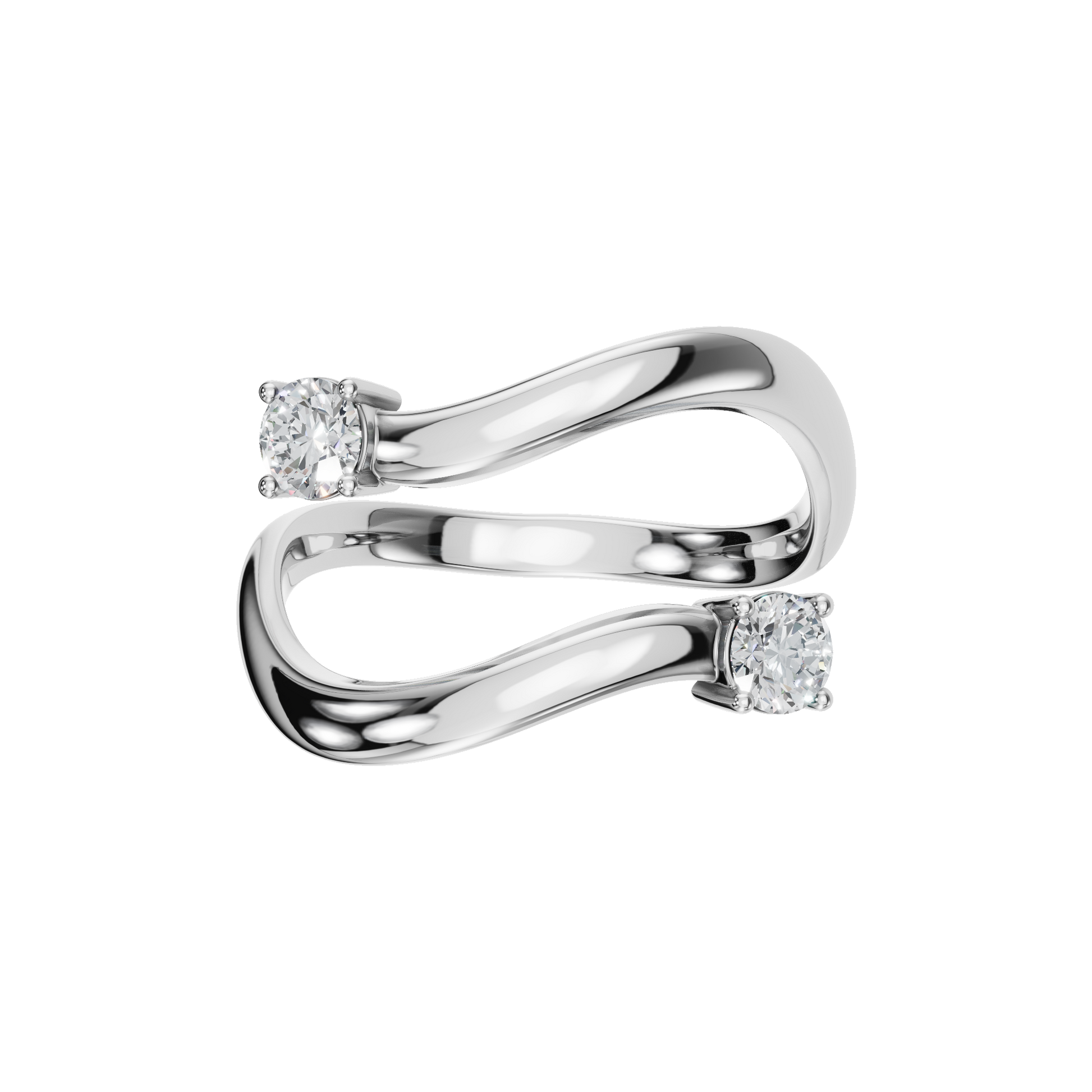 Timeless Curve Lab Grown Diamond Ring