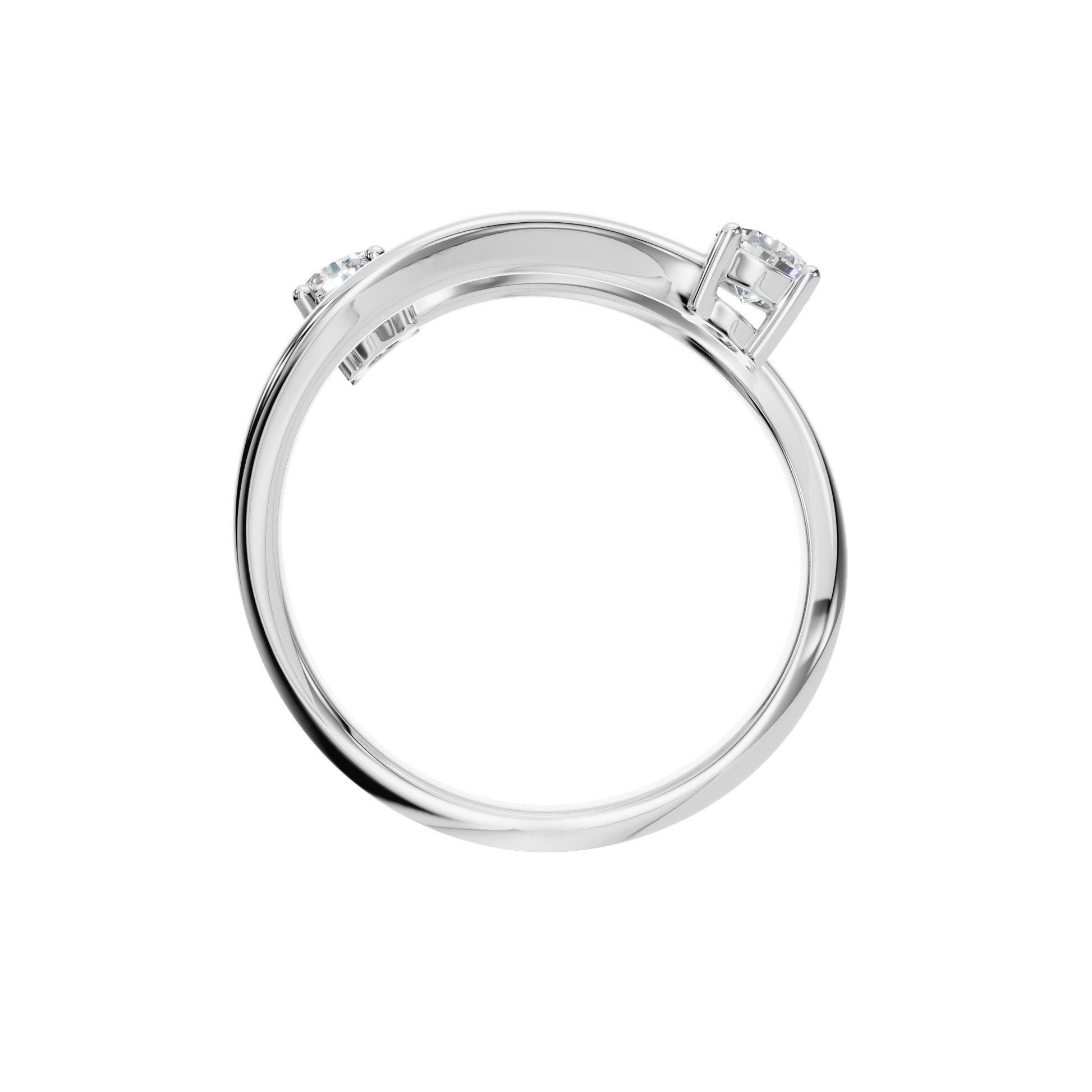 Timeless Curve Lab Grown Diamond Ring