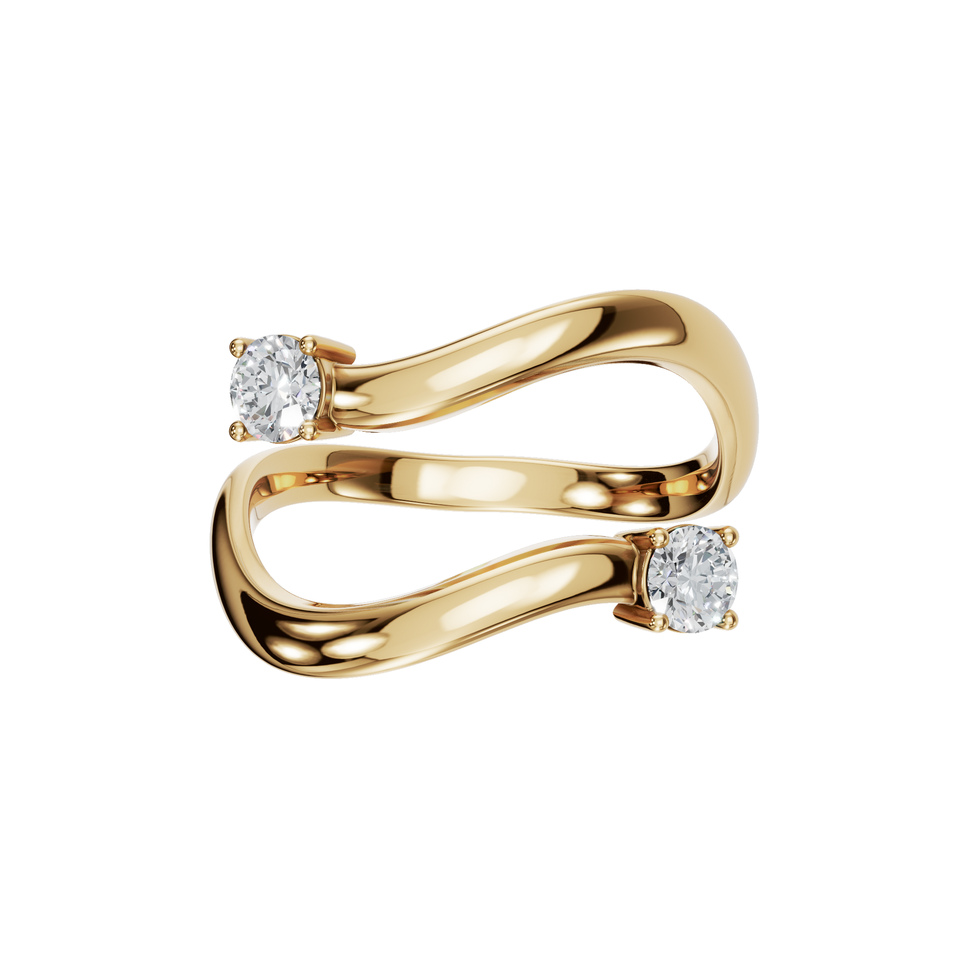 Timeless Curve Lab Grown Diamond Ring