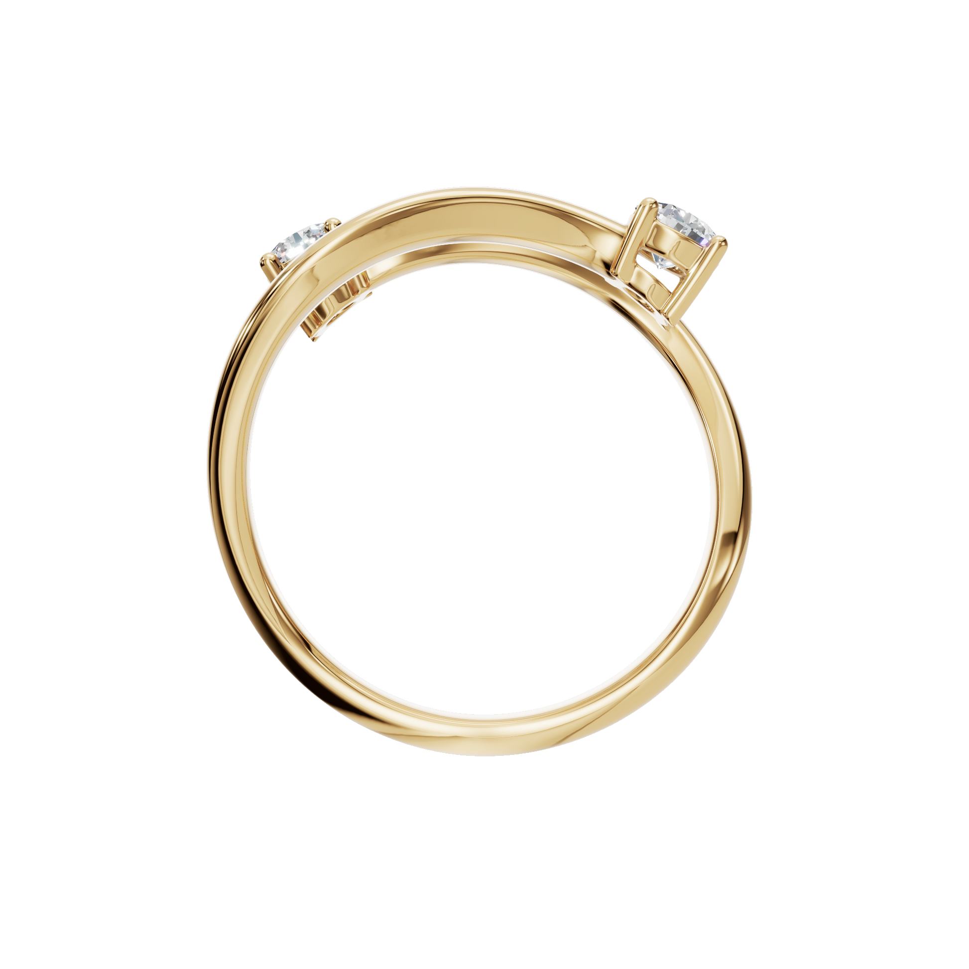 Timeless Curve Lab Grown Diamond Ring