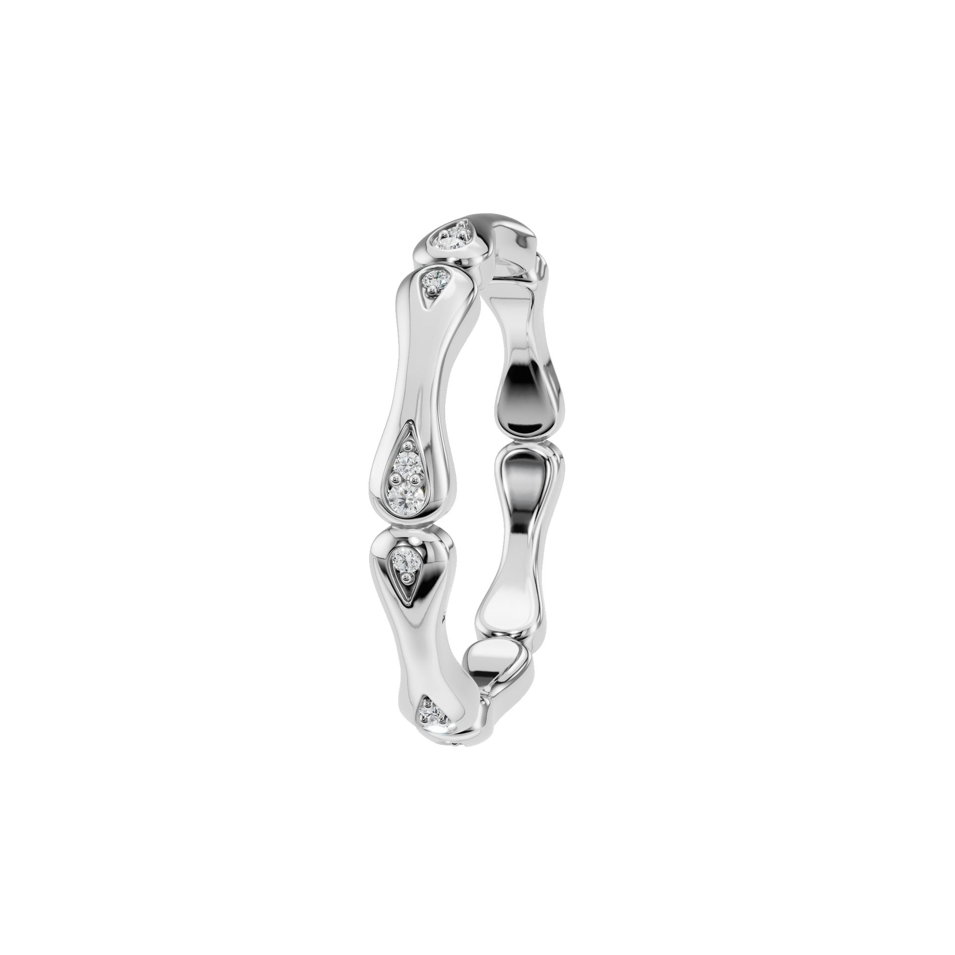 Delicate Diamond Band Ring – Lab Grown Brilliance