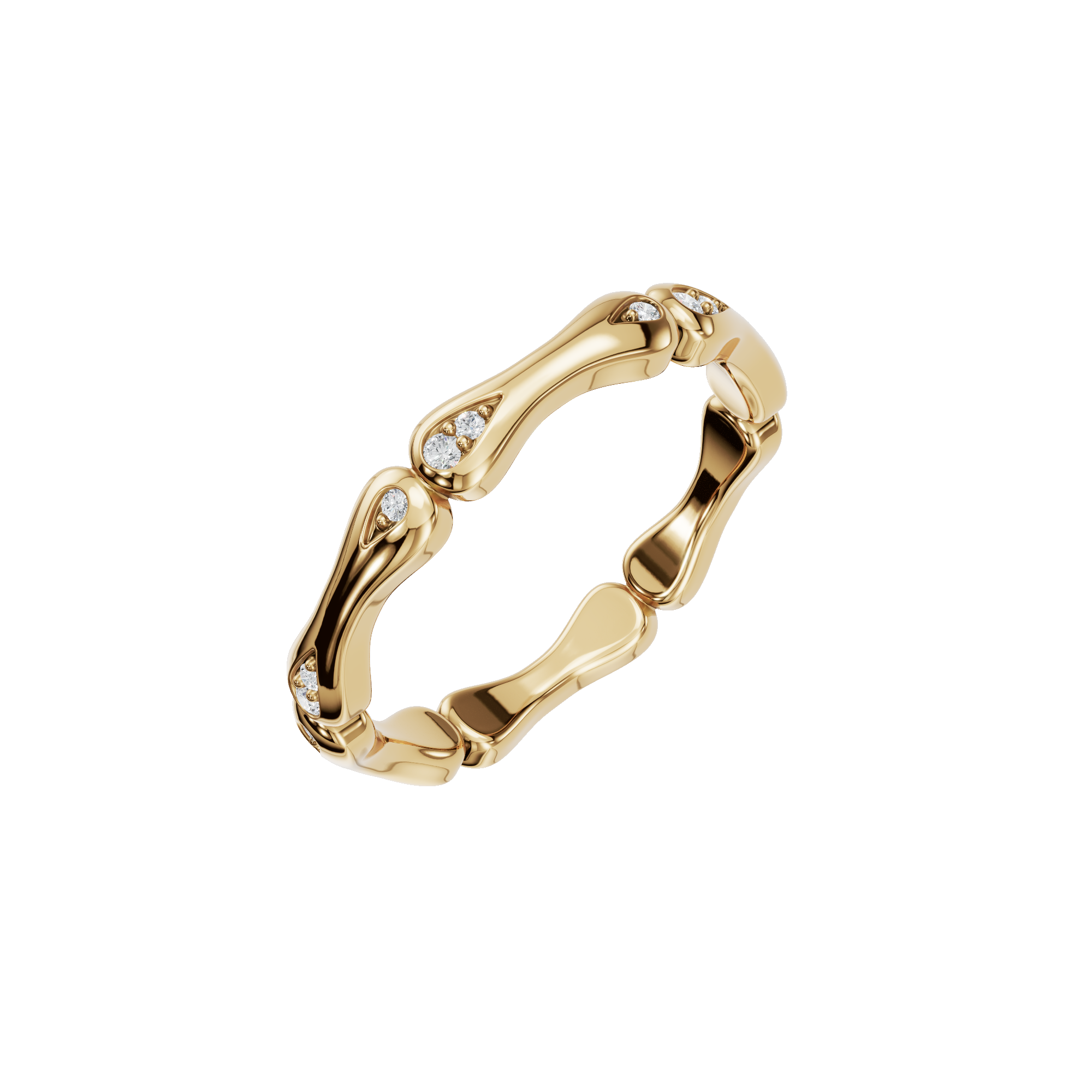 Delicate Diamond Band Ring – Lab Grown Brilliance