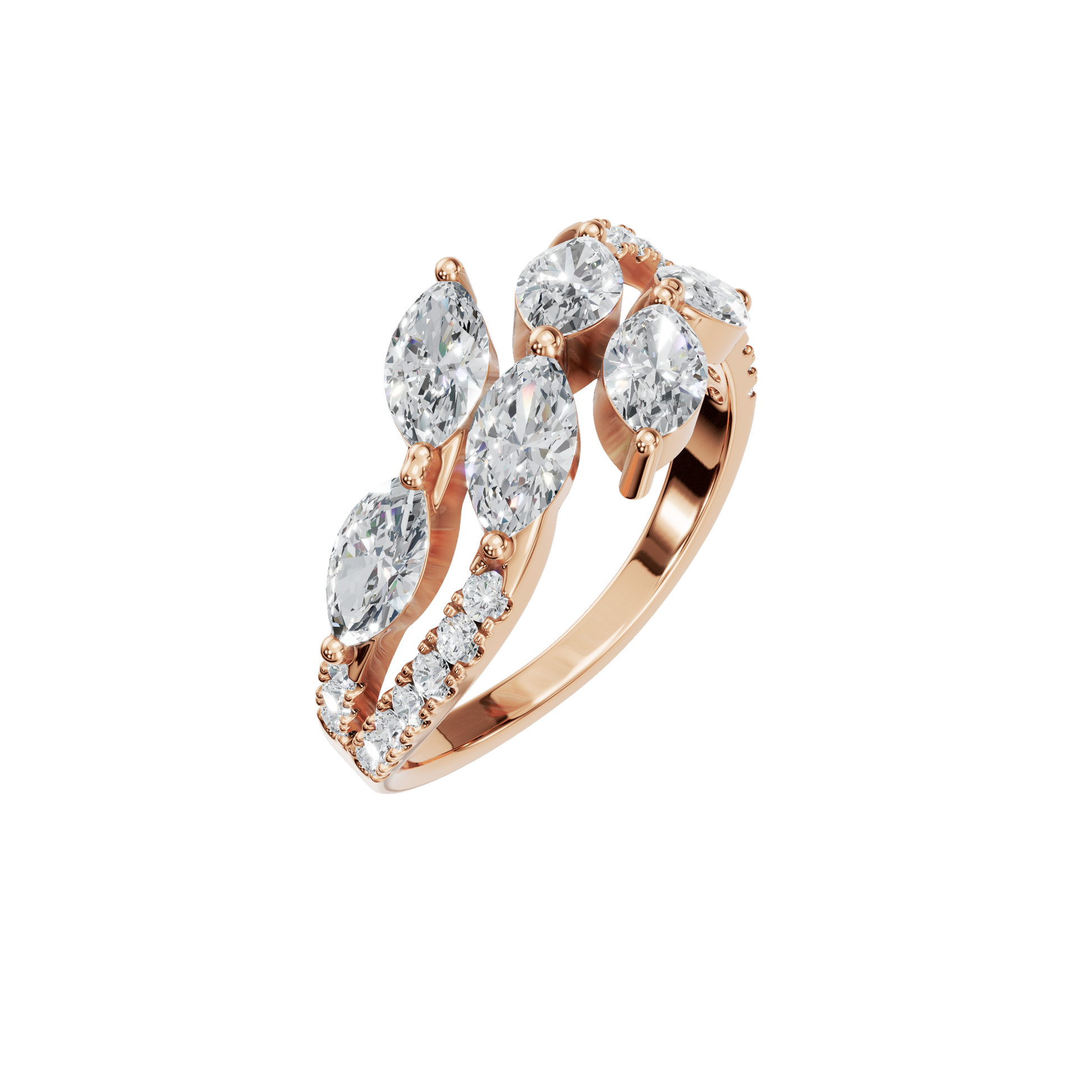 Marquise Diamond Eternity Band