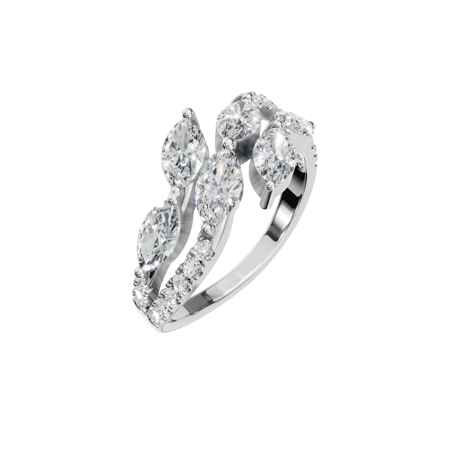 Marquise Diamond Eternity Band