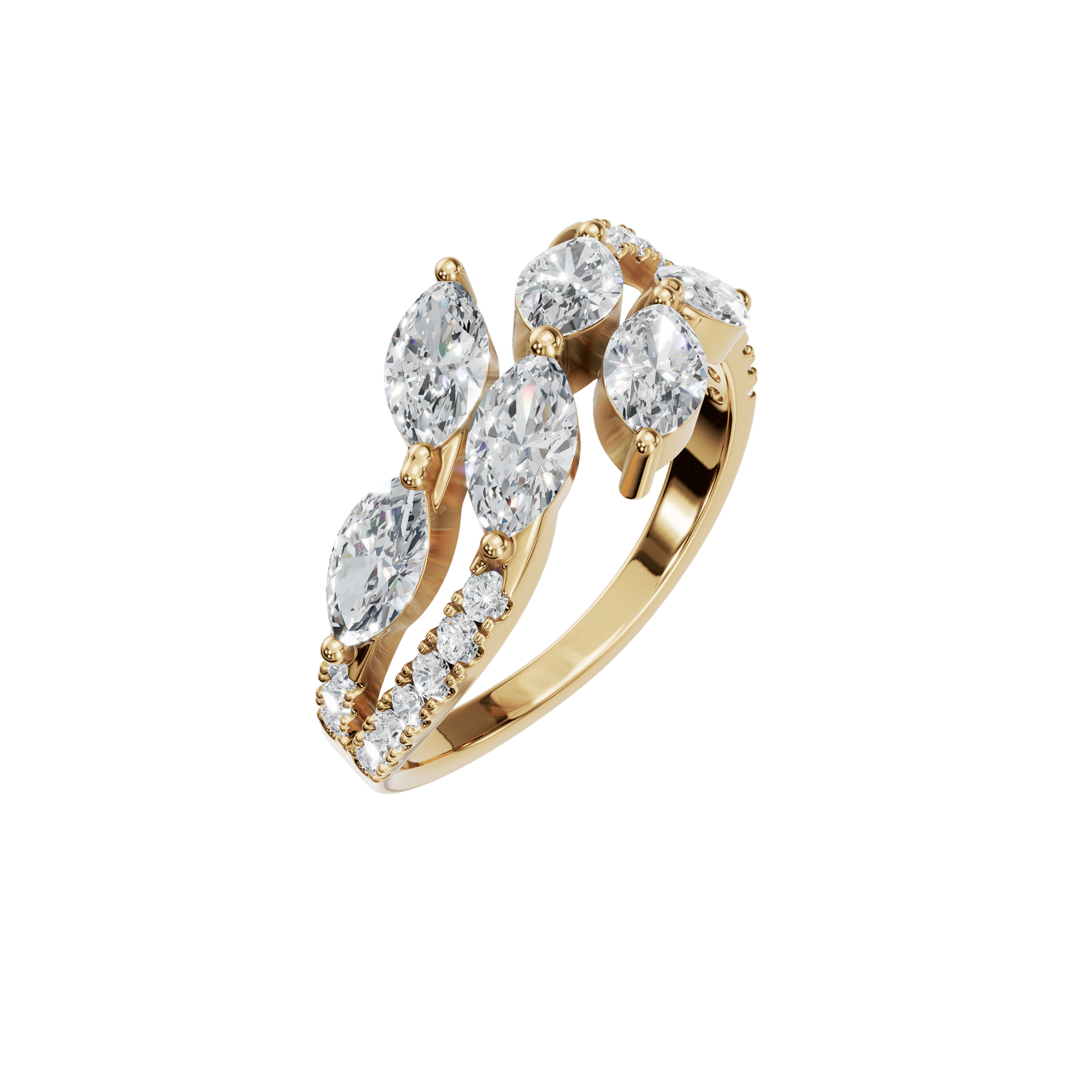 Marquise Diamond Eternity Band