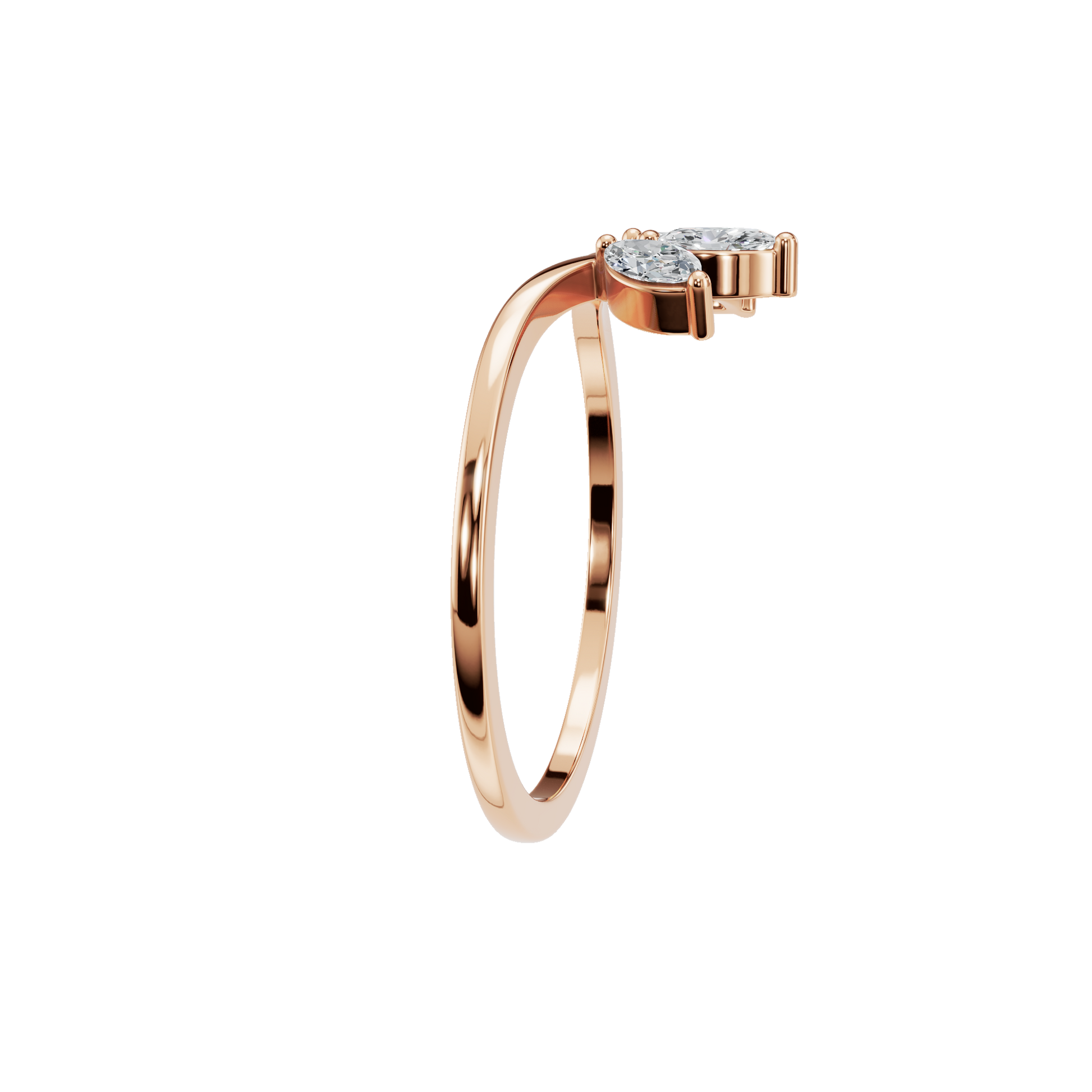 The Living Vow – A Ring Inspired by Nature’s Grace Lab Grown Diamond Ring