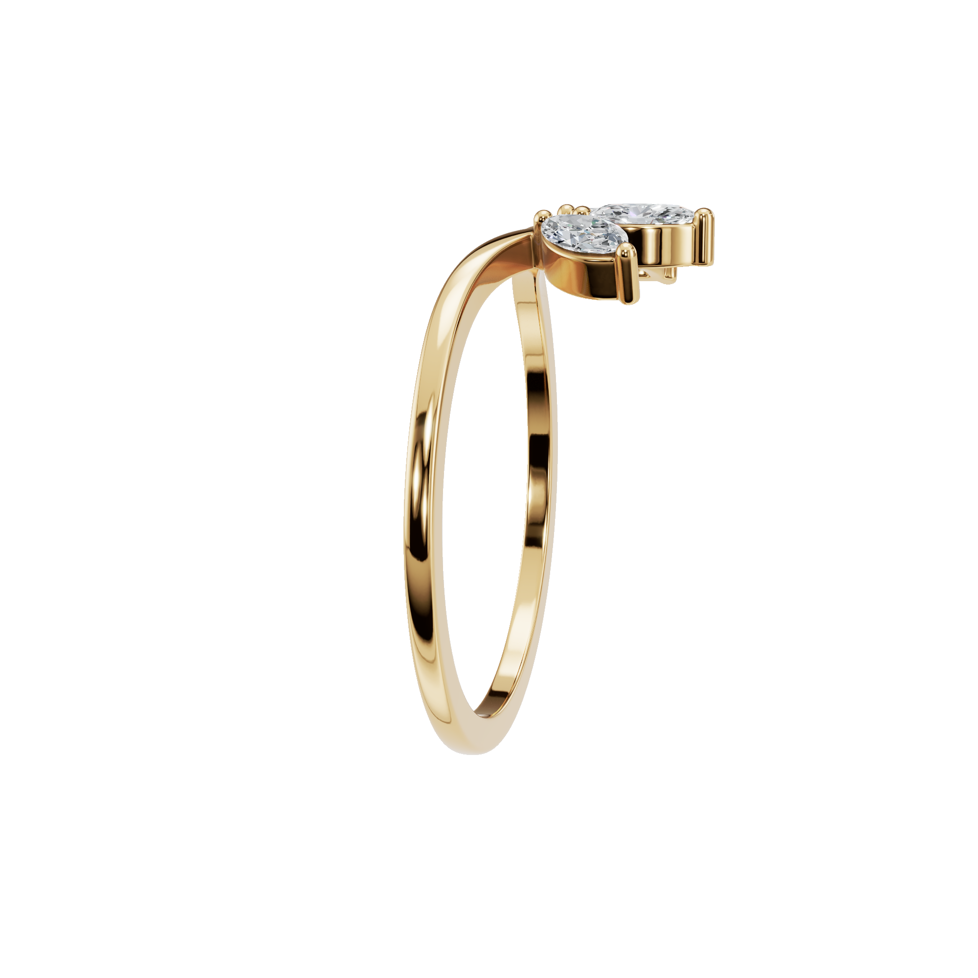 The Living Vow – A Ring Inspired by Nature’s Grace Lab Grown Diamond Ring