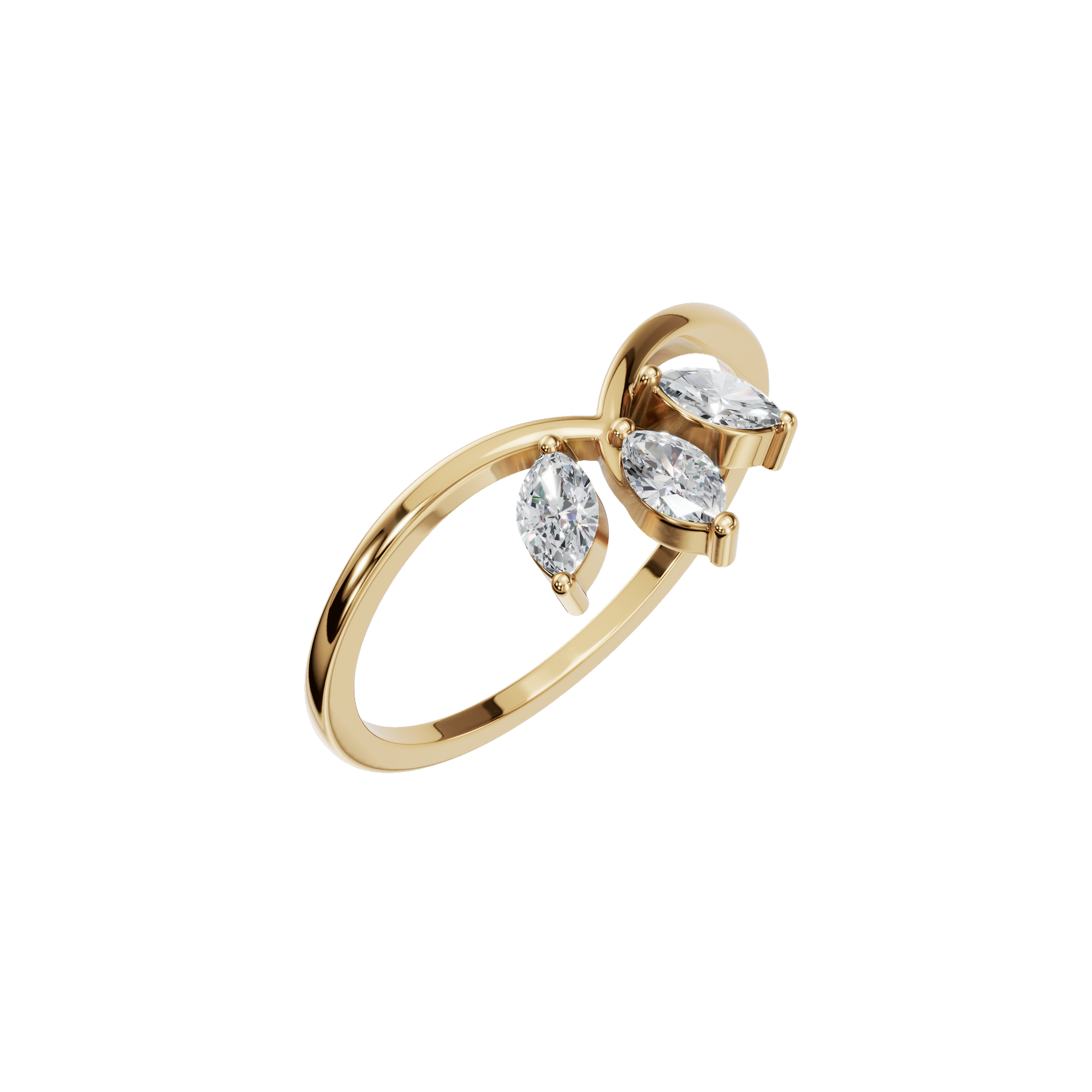 The Living Vow – A Ring Inspired by Nature’s Grace Lab Grown Diamond Ring