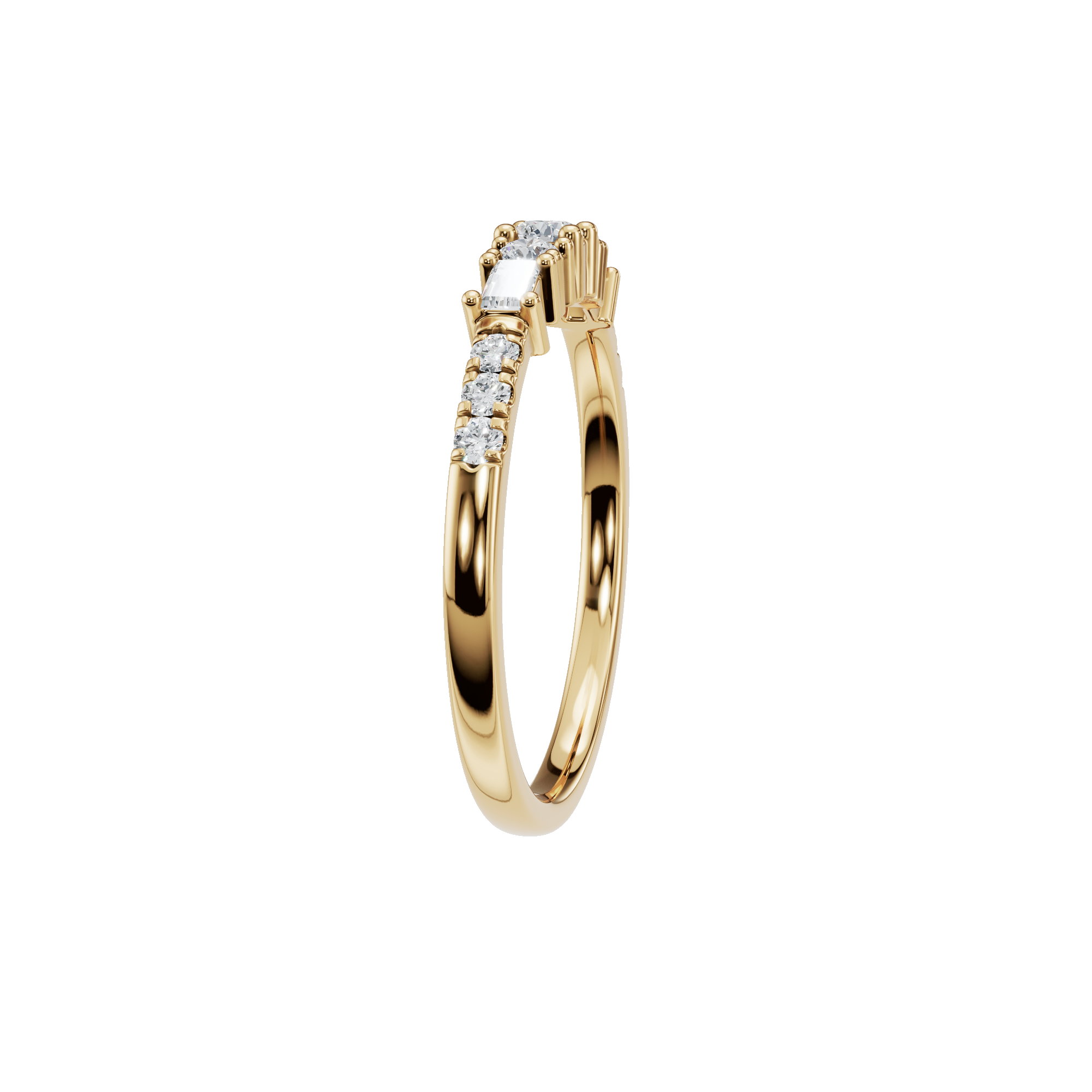Minimal Diamond Cluster Band | Signature Fine Jewelry Everyday Ring
