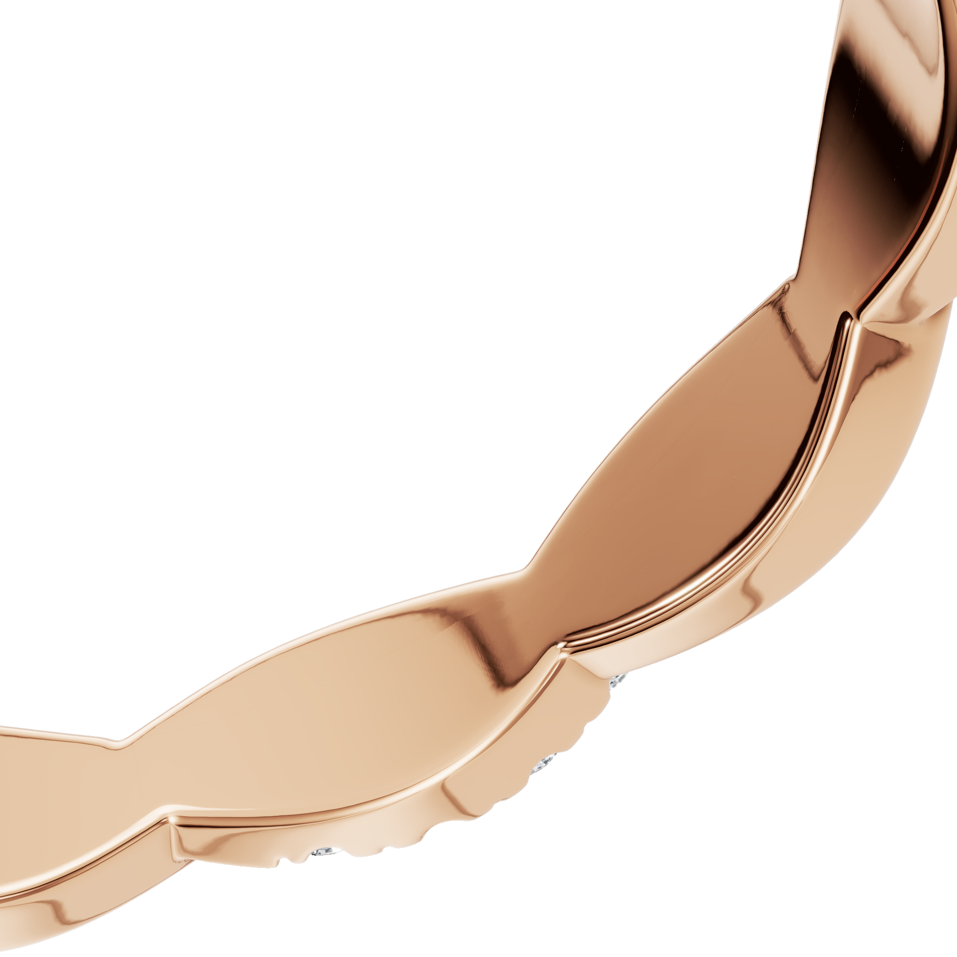 Classic Lab Grown Diamond Twist Band – Meaningful Gift for Valentine’s Day