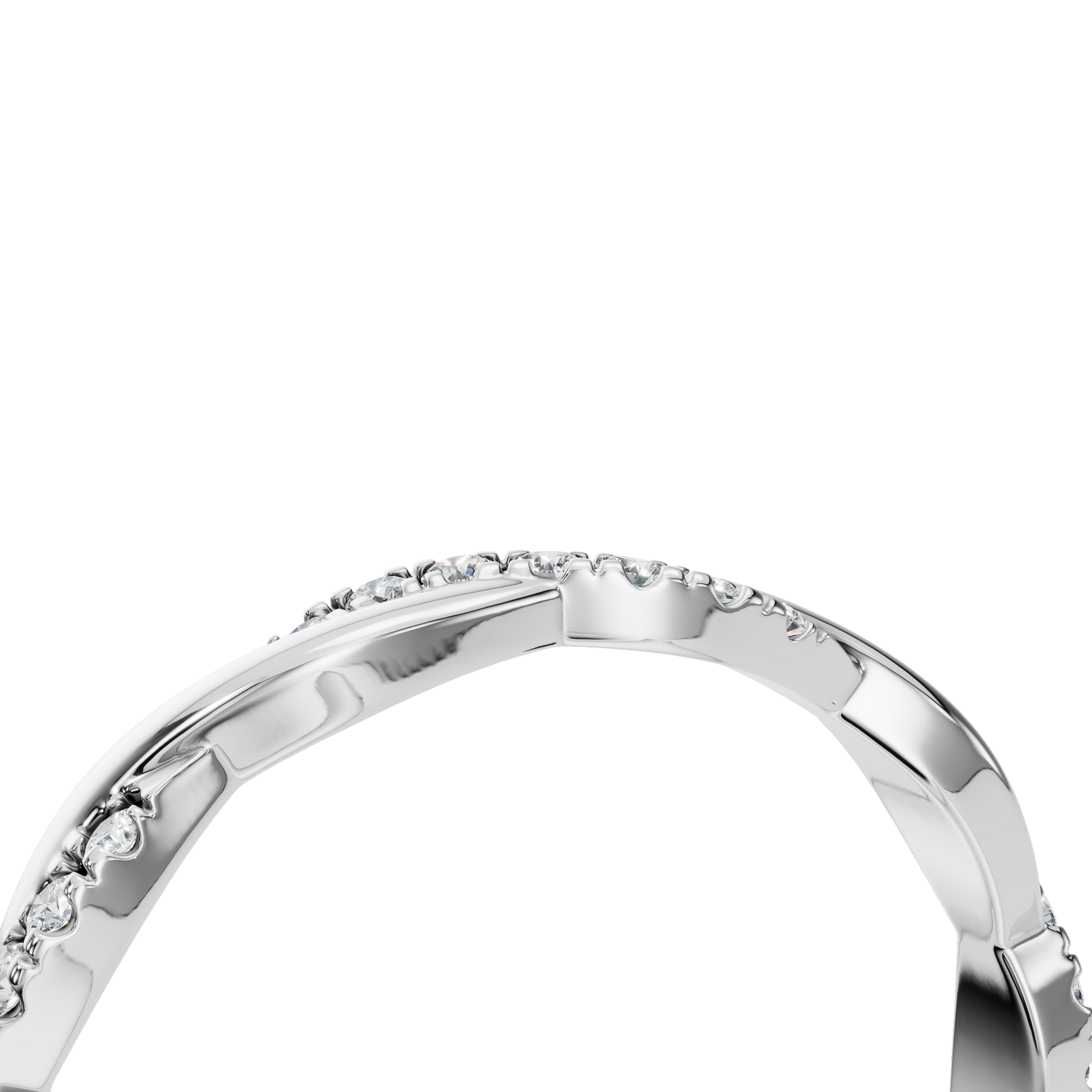 Classic Lab Grown Diamond Twist Band – Meaningful Gift for Valentine’s Day