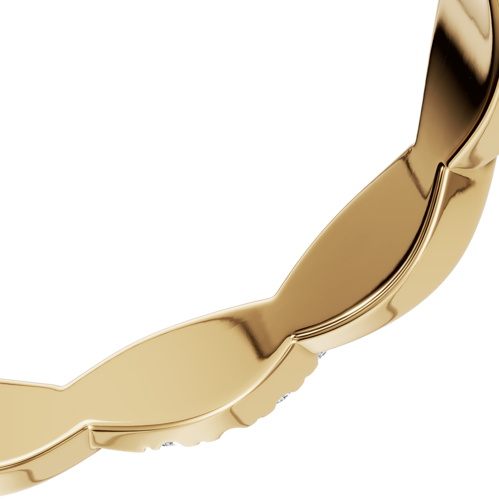 Classic Lab Grown Diamond Twist Band – Meaningful Gift for Valentine’s Day