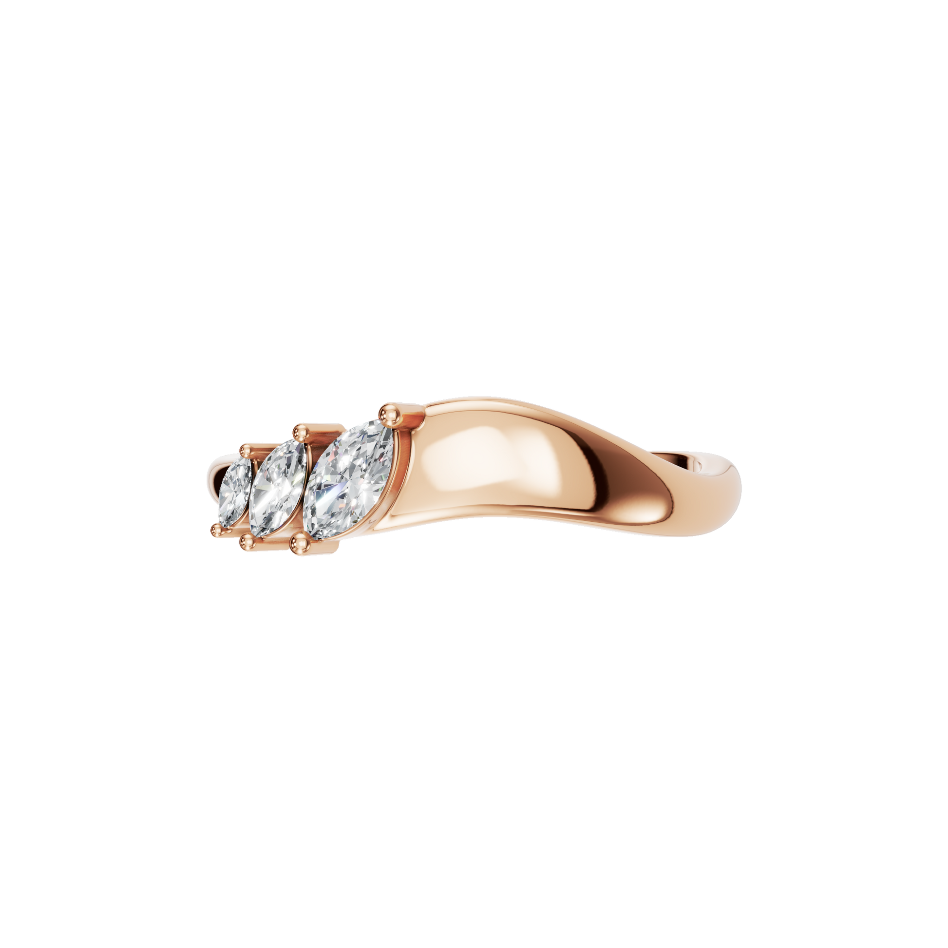 Lab Grown Marquise Diamond Ring