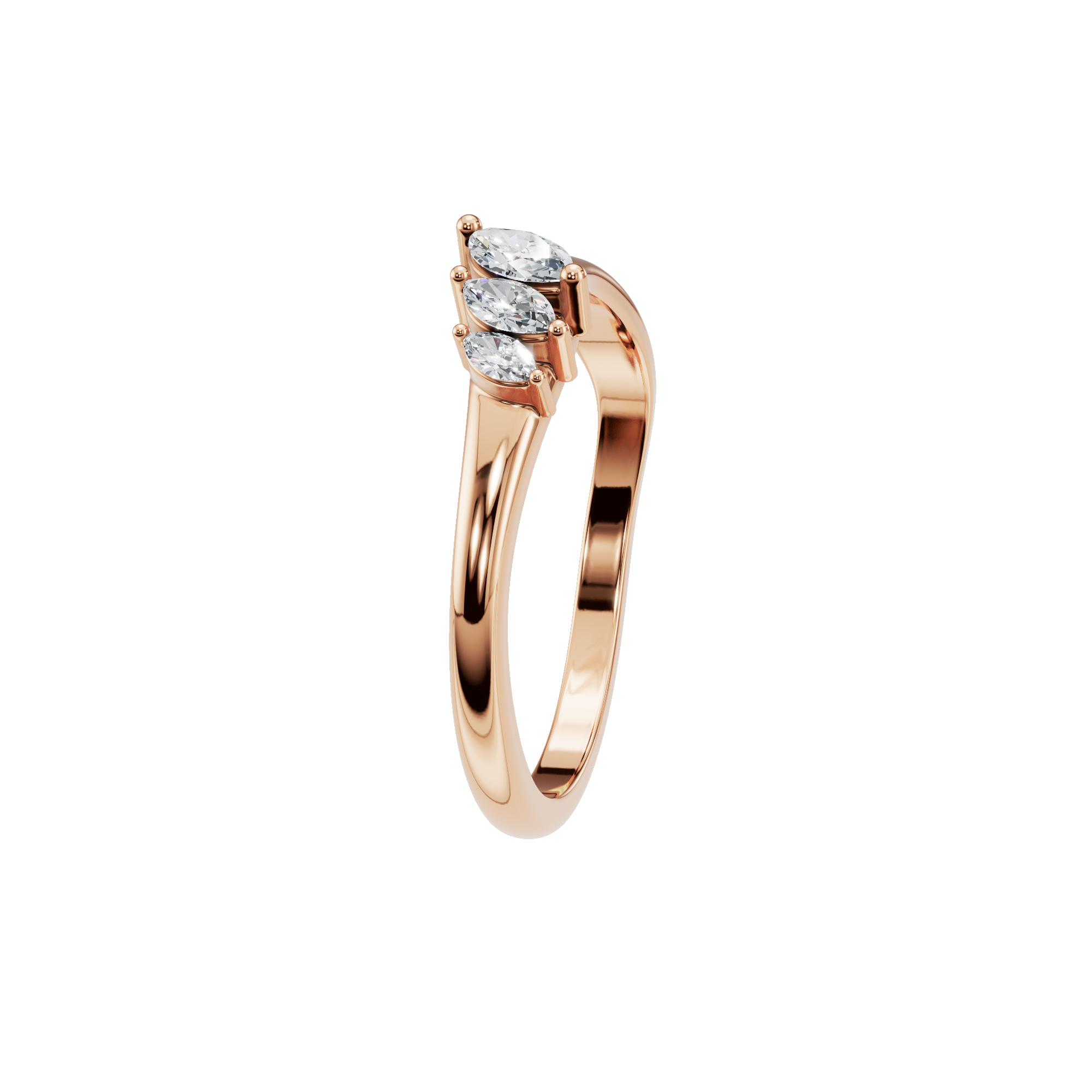 Lab Grown Marquise Diamond Ring