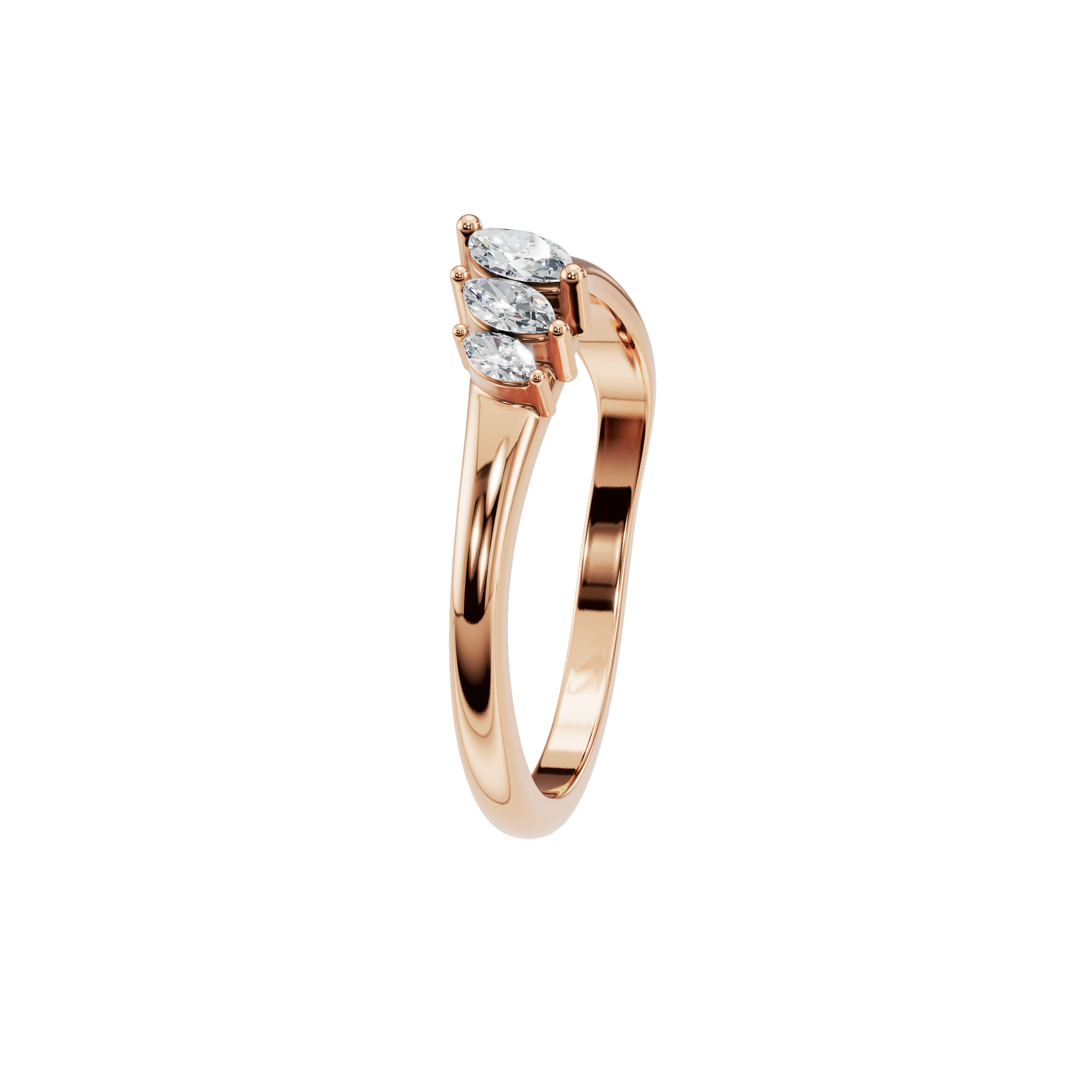 Lab Grown Marquise Diamond Ring