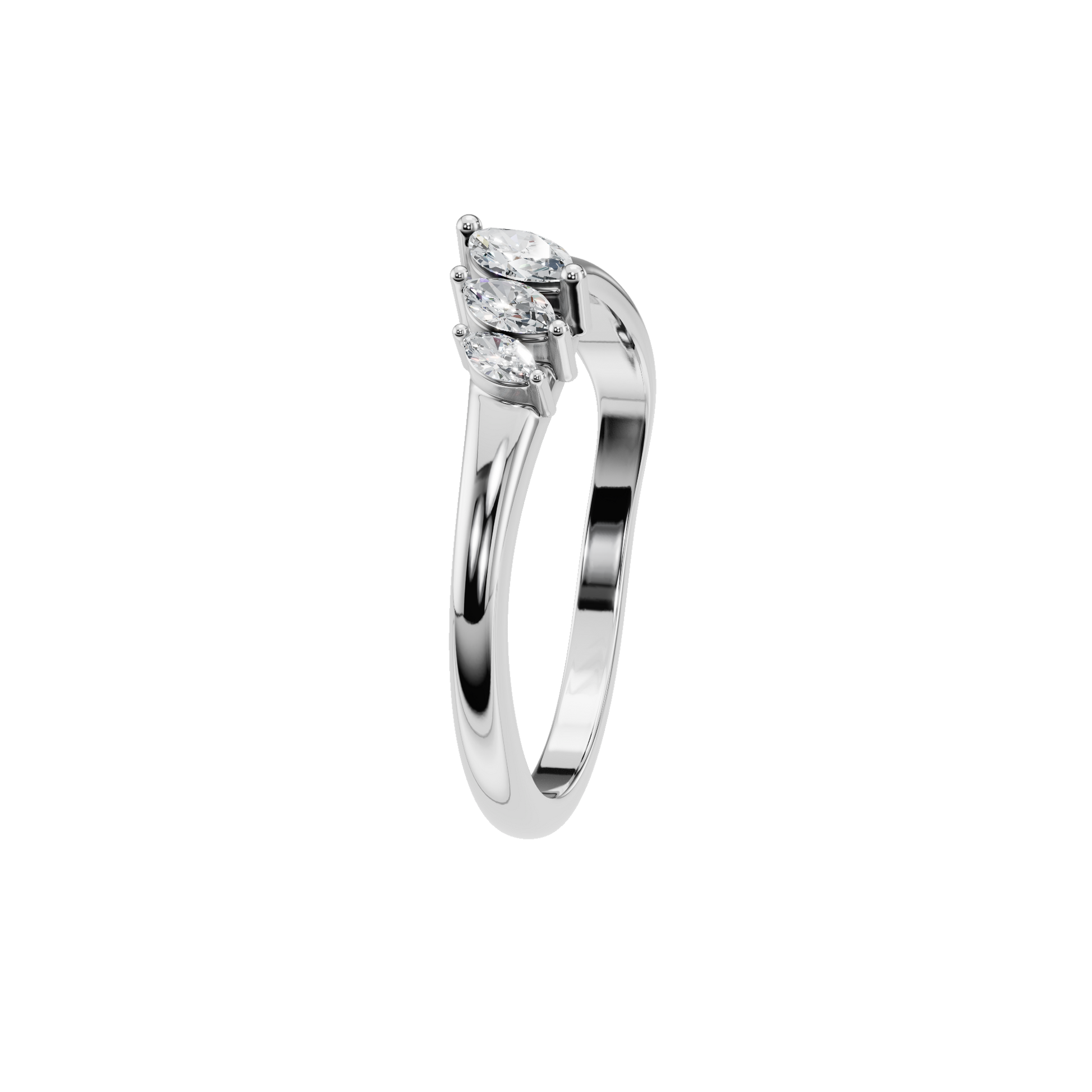 Lab Grown Marquise Diamond Ring