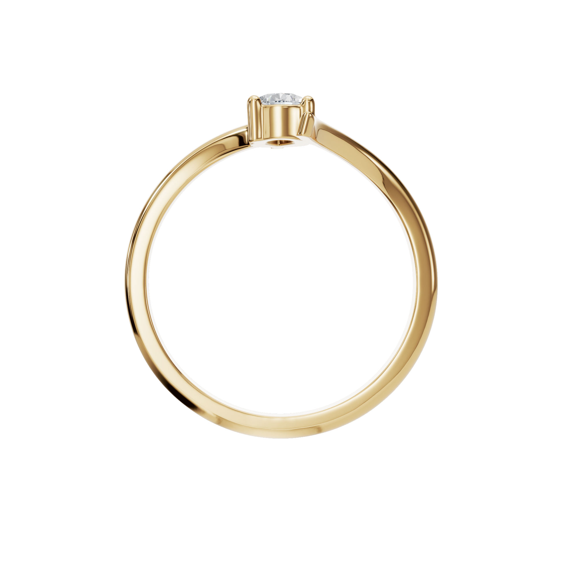 Elegant Pear Diamond Statement Ring Modern Open Band Style