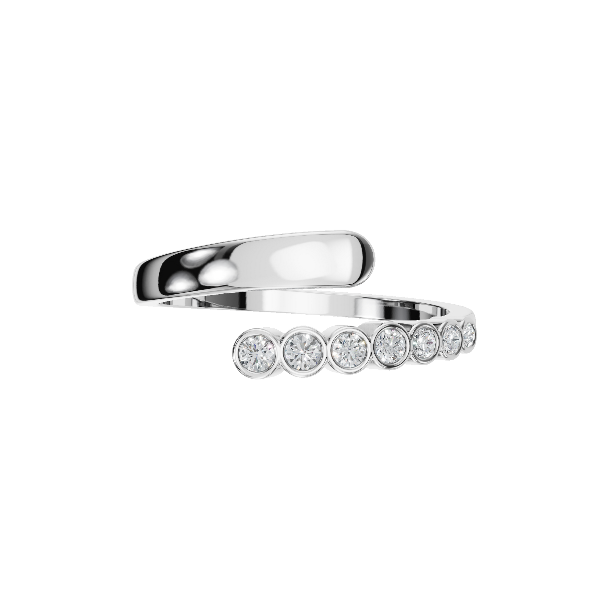 Graceful Lab Grown Diamond Band – Thoughtful Gift for Mom