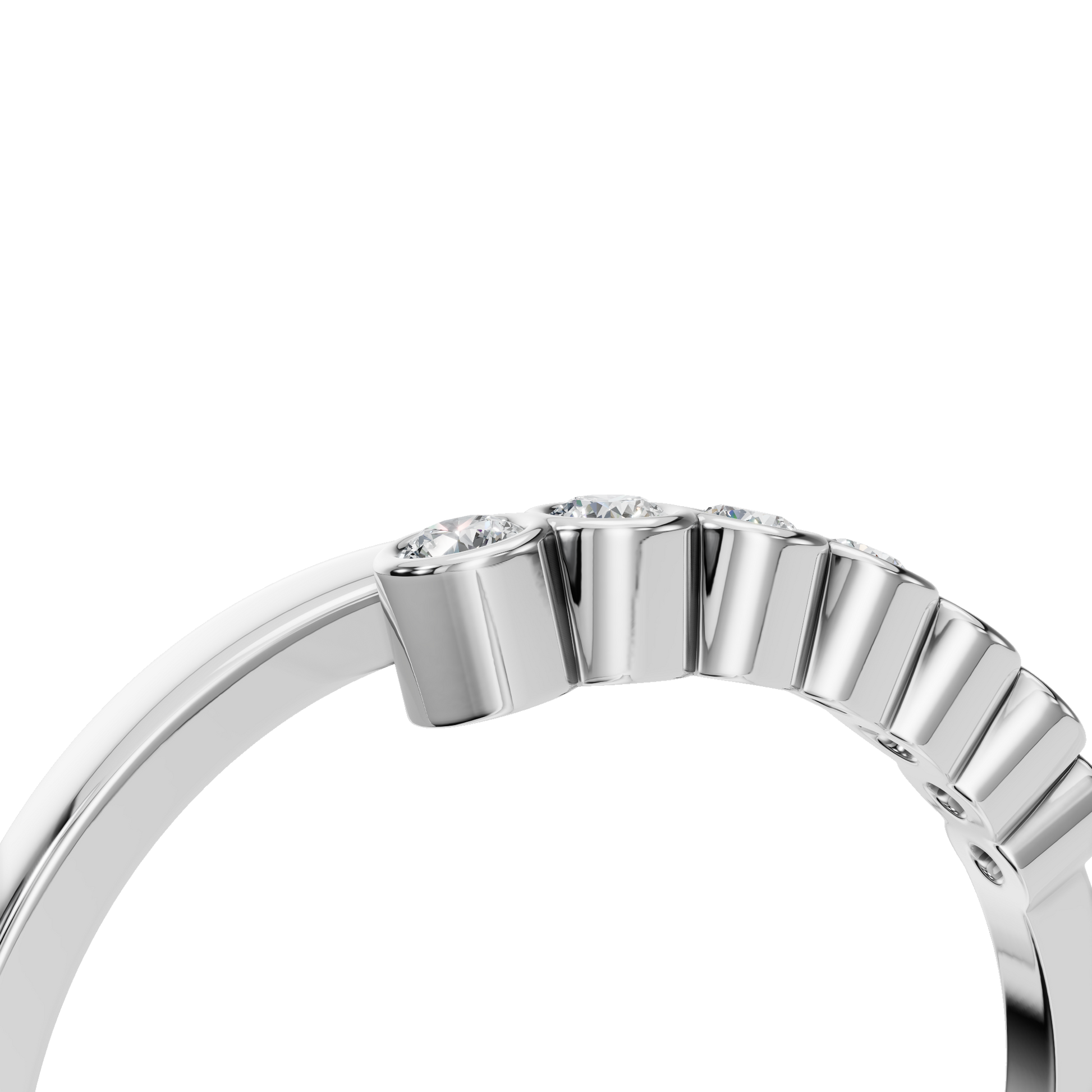 Graceful Lab Grown Diamond Band – Thoughtful Gift for Mom