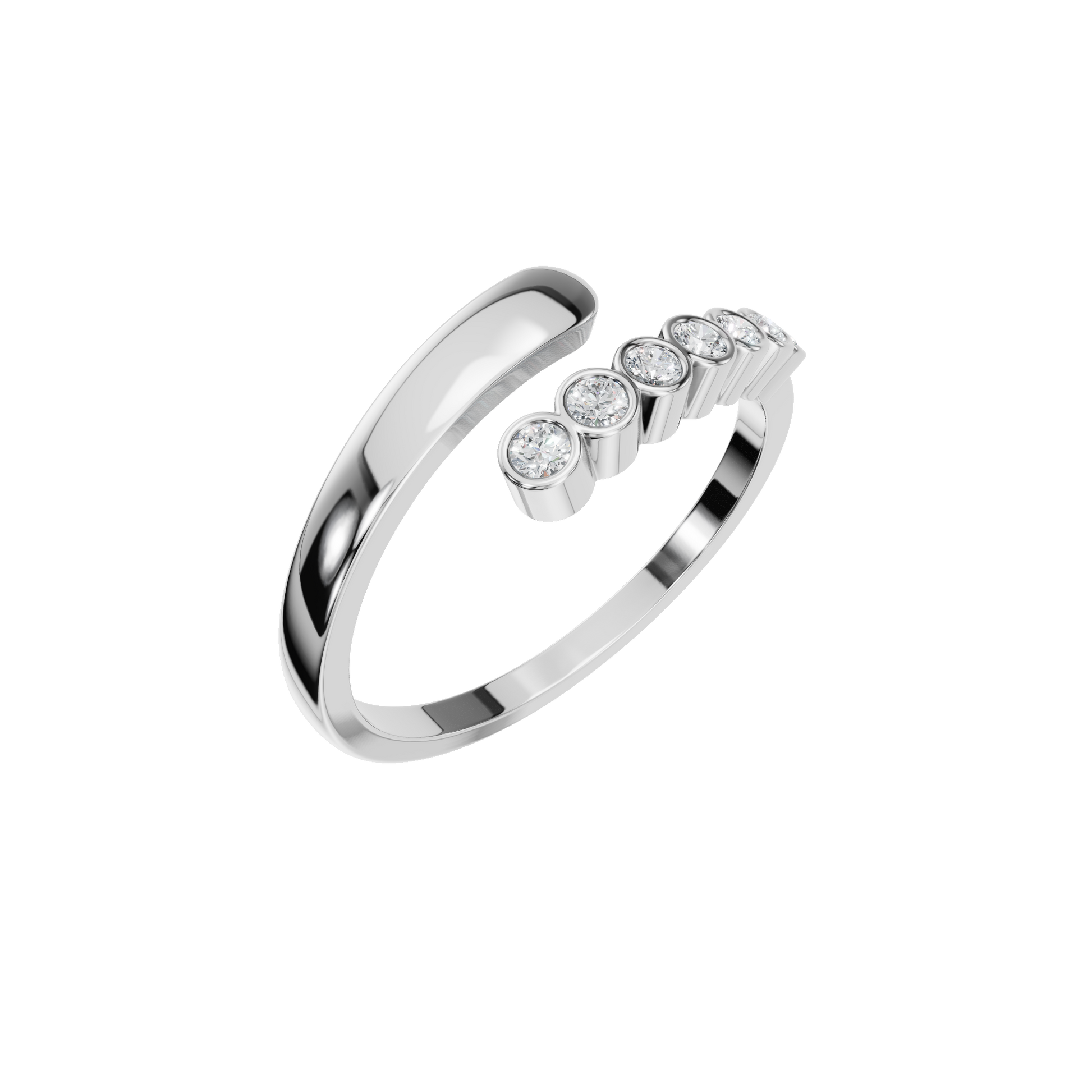Graceful Lab Grown Diamond Band – Thoughtful Gift for Mom