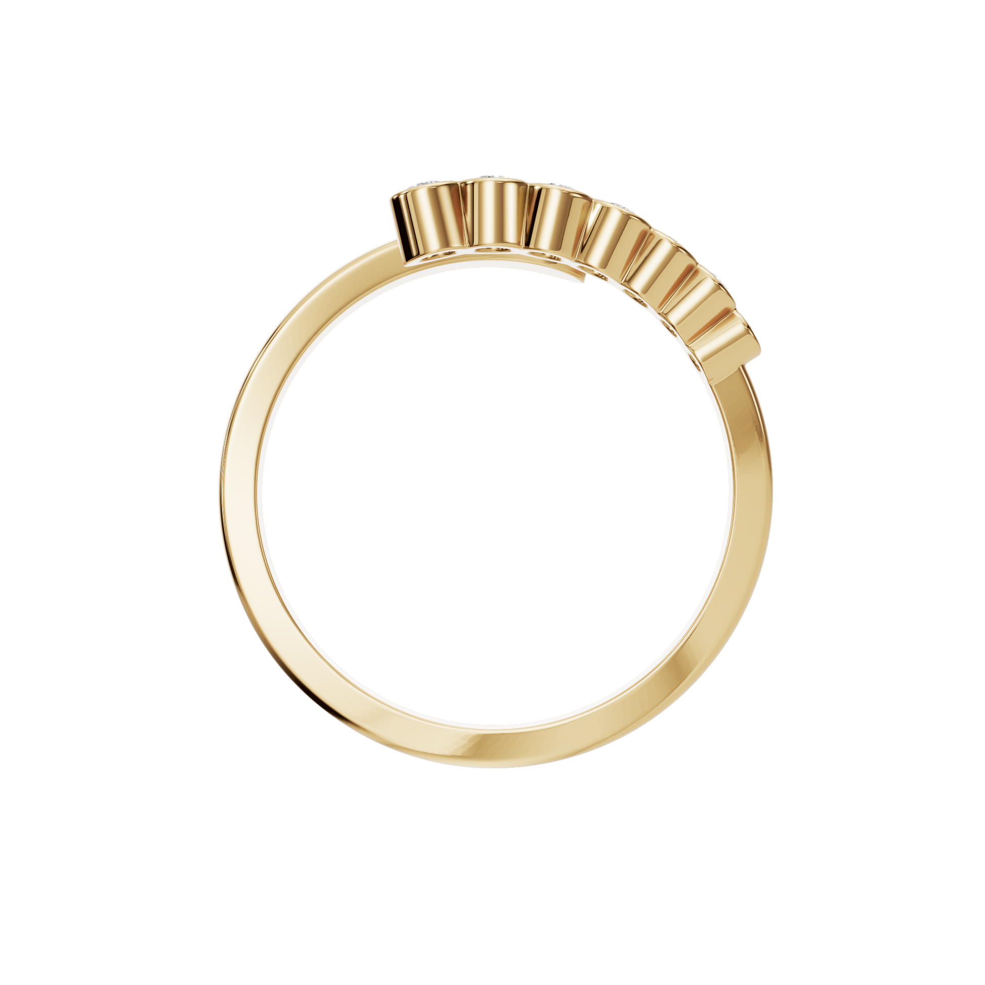 Graceful Lab Grown Diamond Band – Thoughtful Gift for Mom