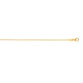 14K Yellow Gold 1.5mm Fine Cable Chain for Everyday Wear