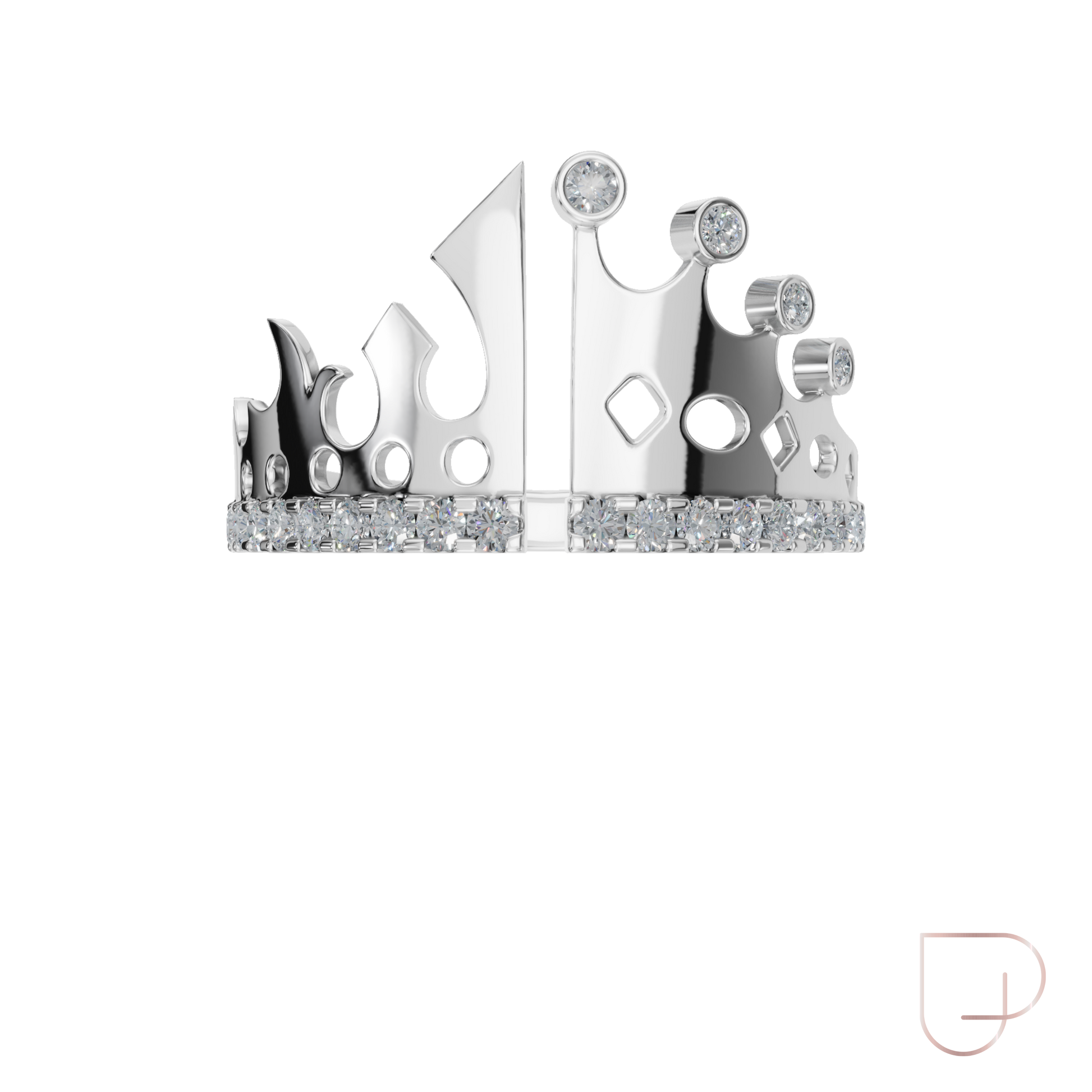 Imperial Crown-Inspired Lab Grown Diamond Ring